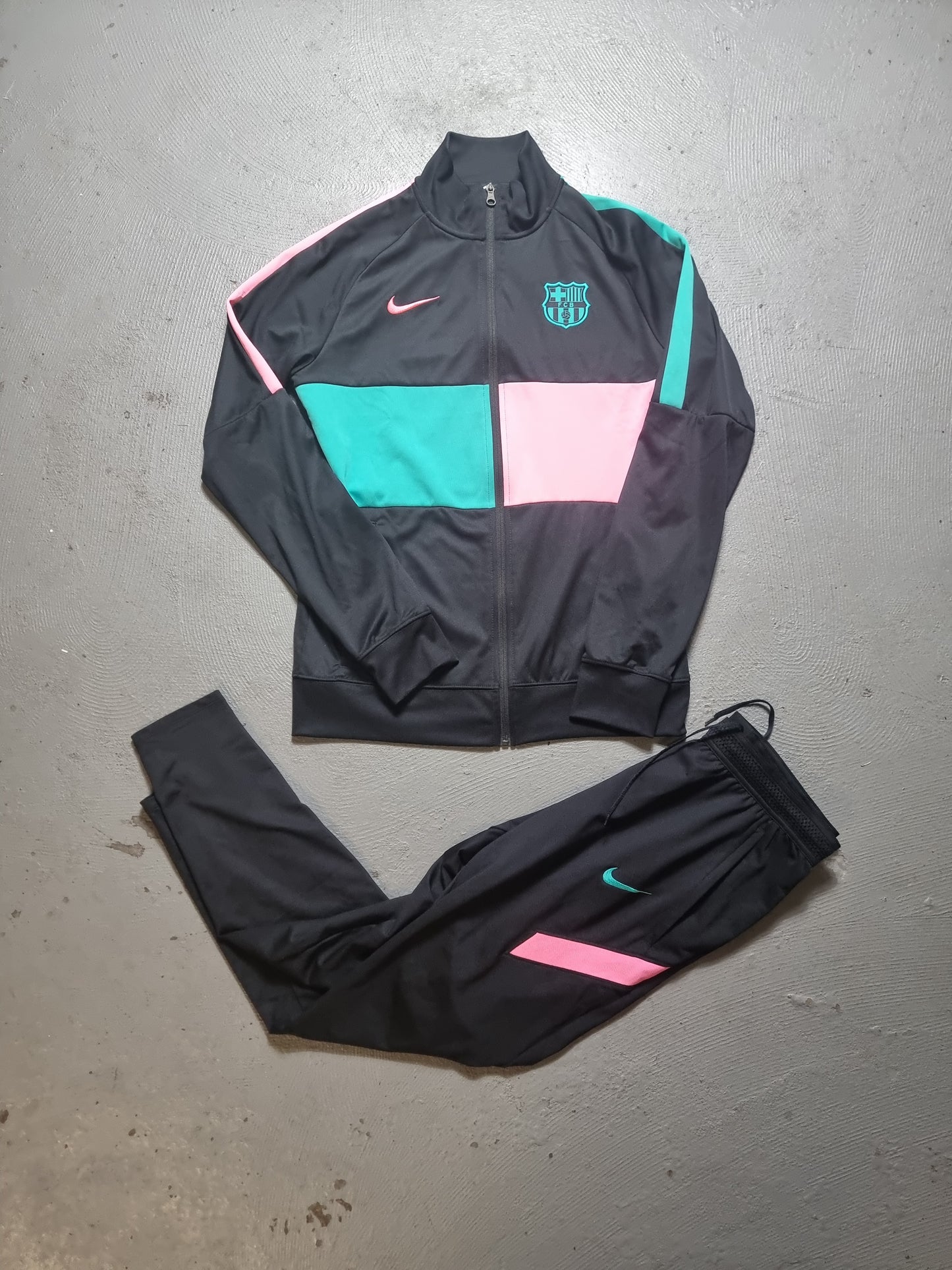 Nike Barcelona 2020/2021 Full Tracksuit Medium