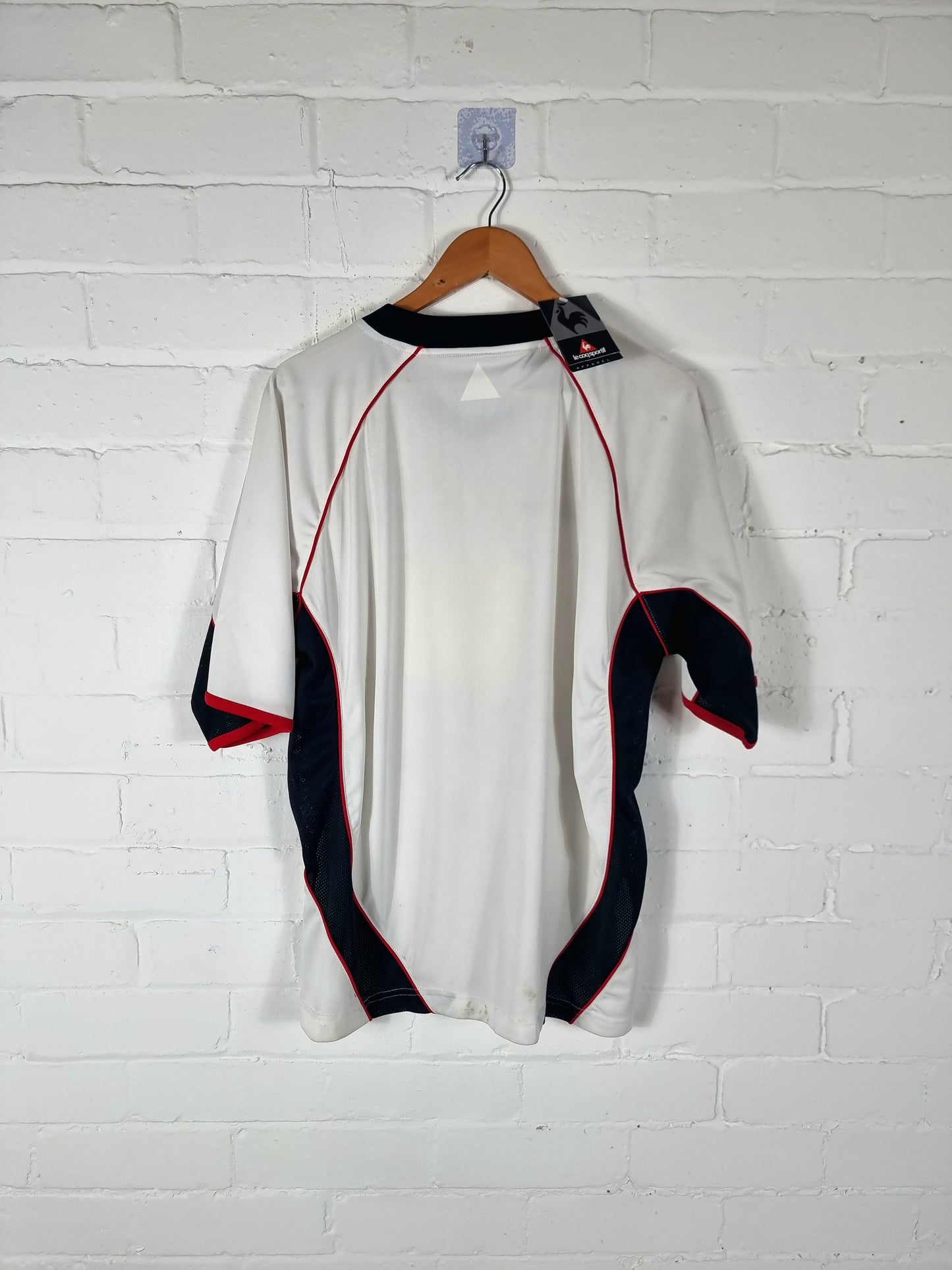 Le Coq Sportif Sheffield United 2005/2007 Deadstock Squad Signed Away Shirt Large