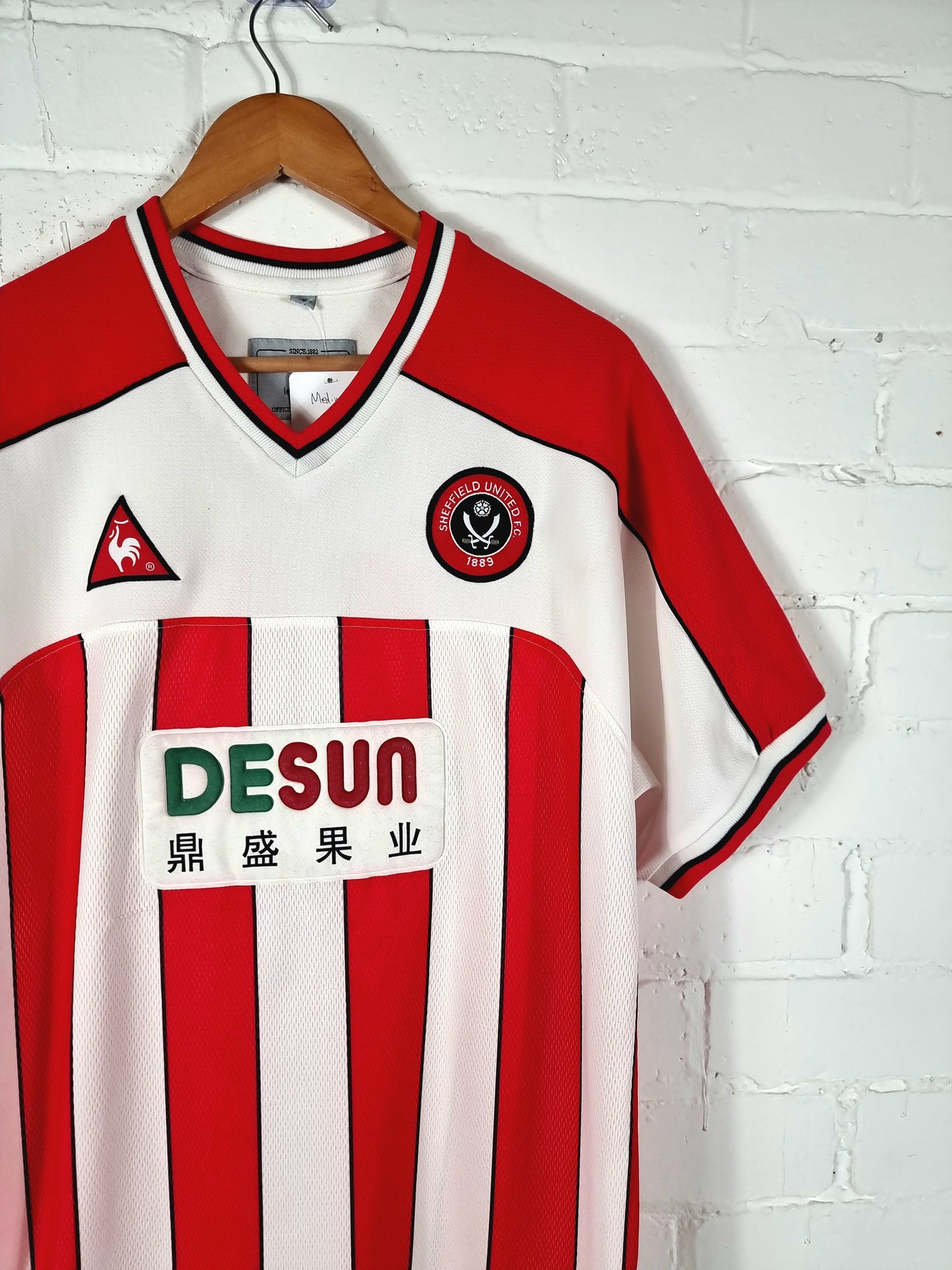 Le Coq Sportif Sheffield United 2002/04 Home Shirt Medium
