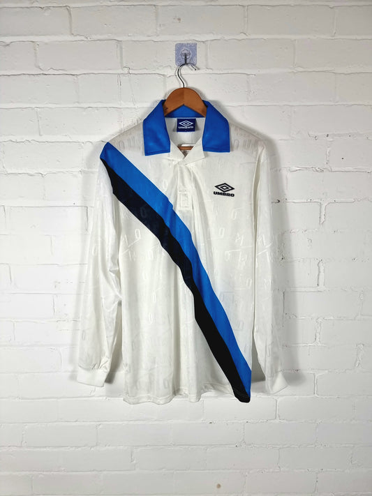 Umbro 1993/94 Long Sleeve Vintage (Inter Milan) Template Shirt Large