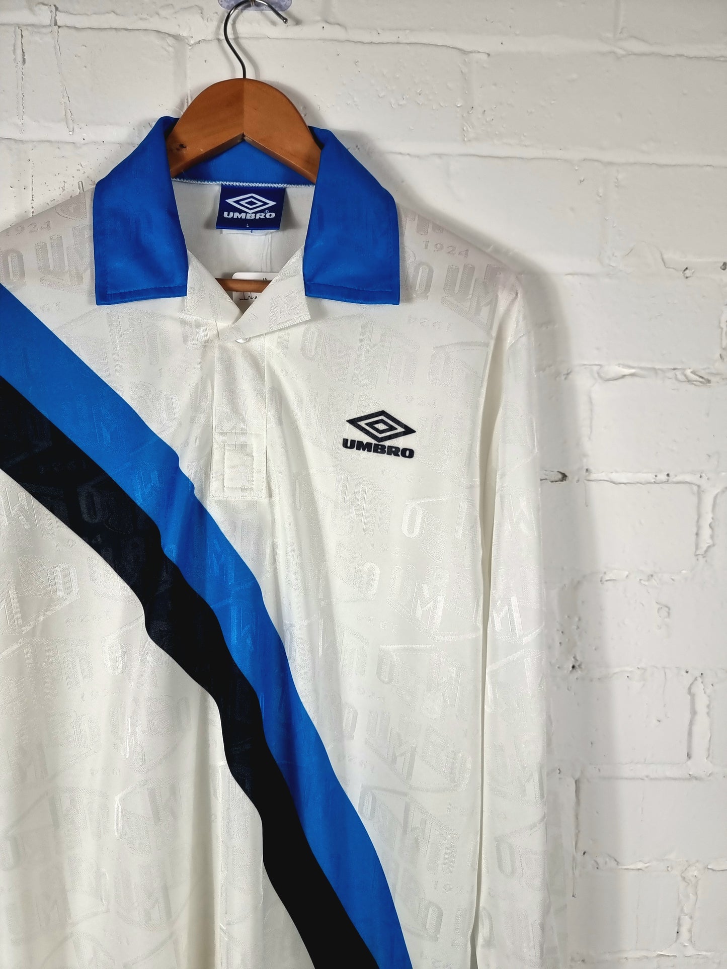 Umbro 1993/94 Long Sleeve Vintage (Inter Milan) Template Shirt Large