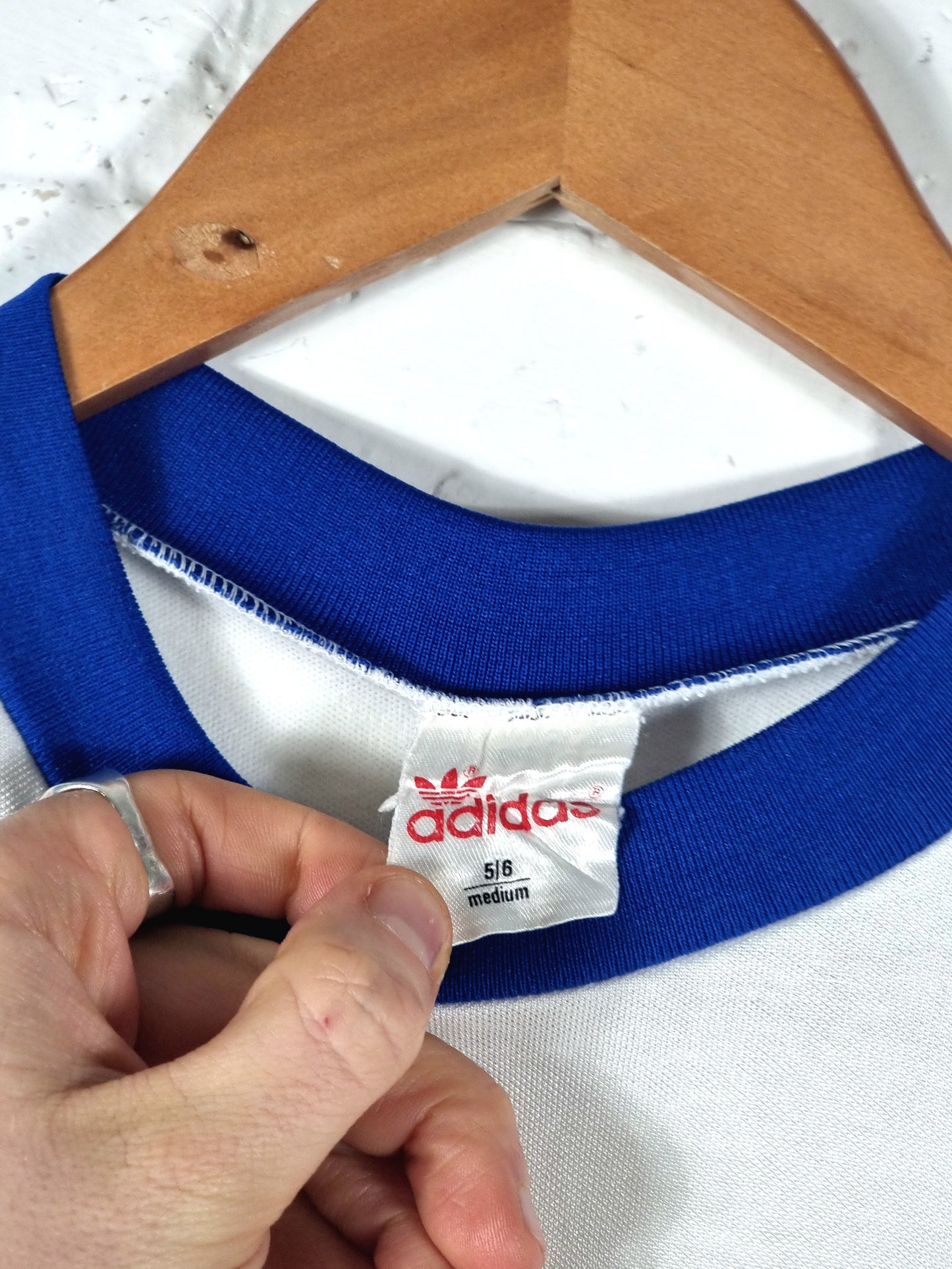 Adidas 1980s Vintage Template Football Shirt Medium