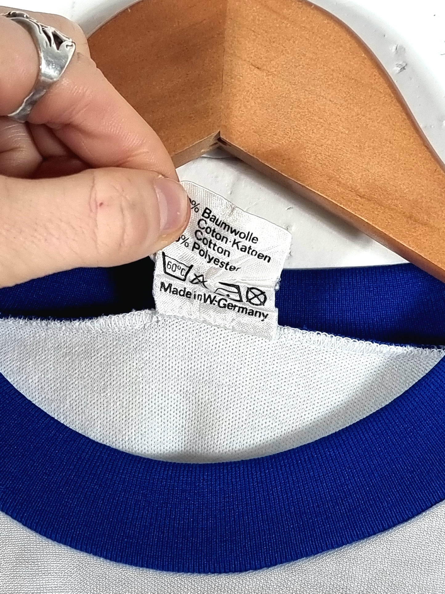 Adidas 1980s Vintage Template Football Shirt Medium