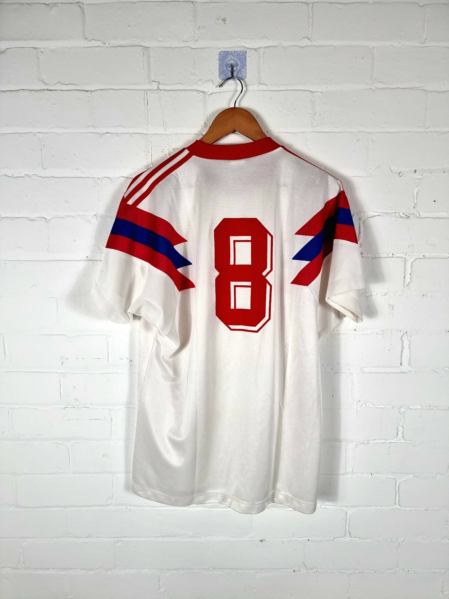 Adidas 1990s Vintage Opel Football Shirt Template Large