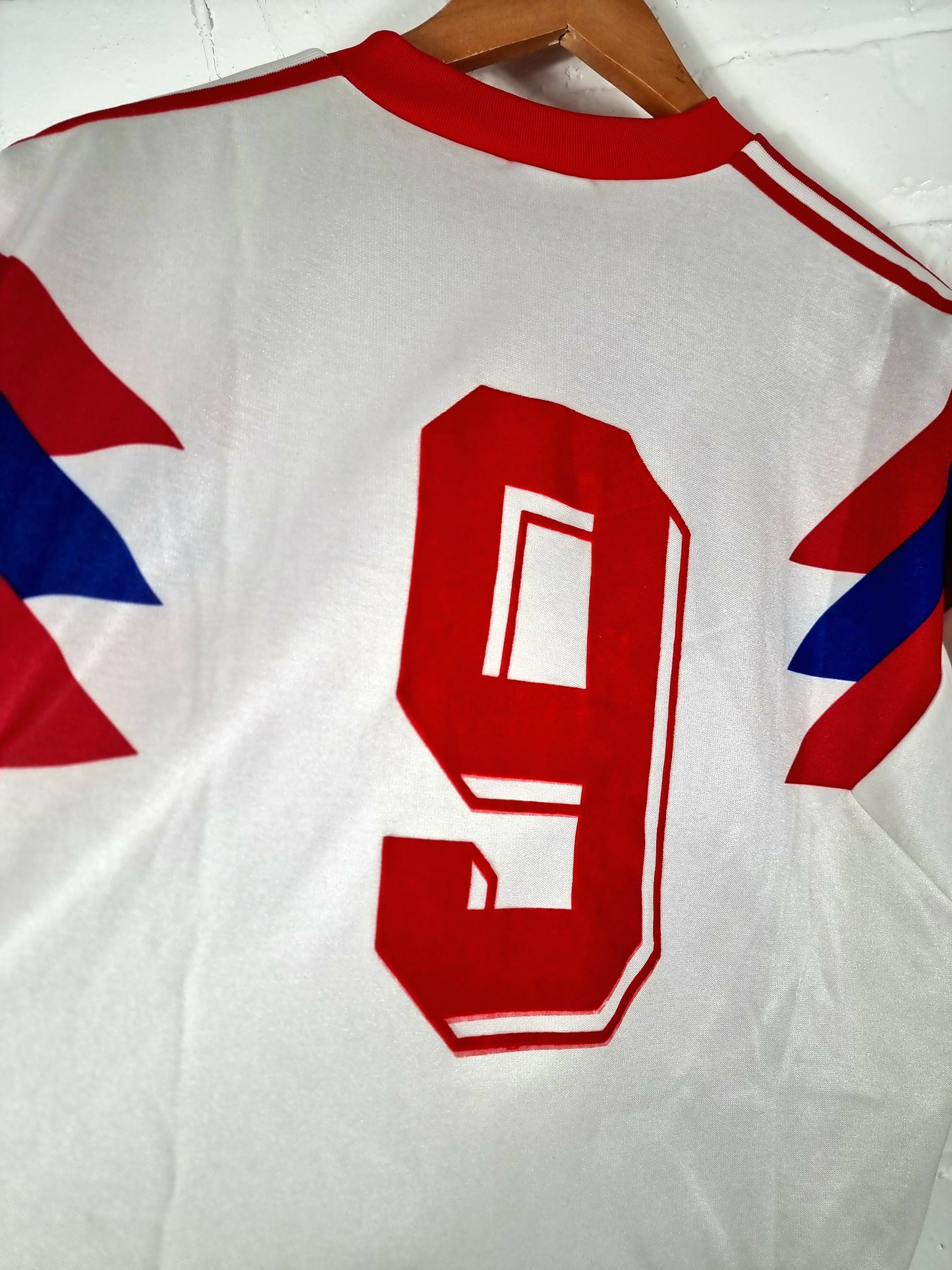 Adidas 1990s Vintage Opel Football Shirt Template Large