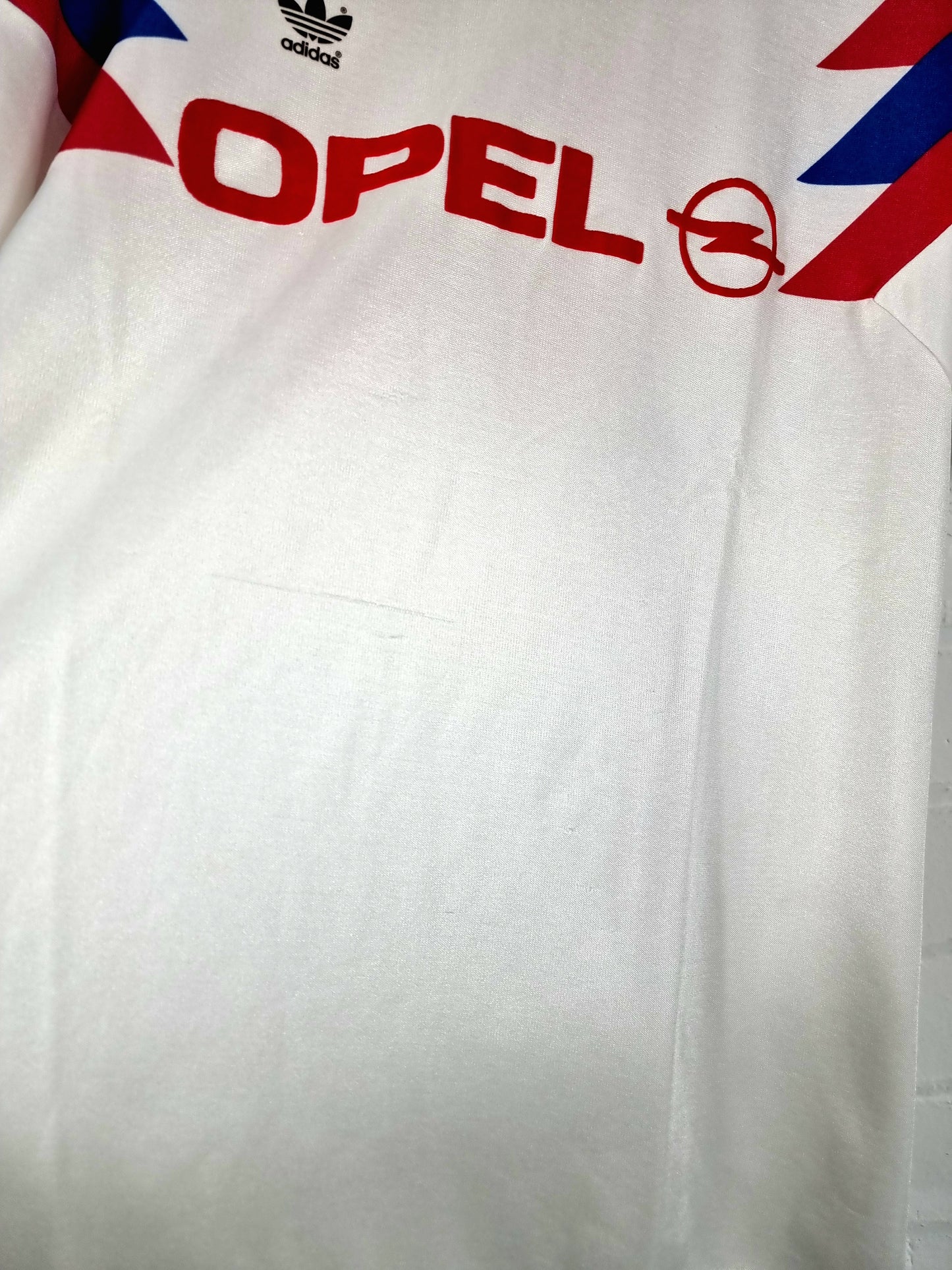 Adidas 1990s Vintage Opel Football Shirt Template Large