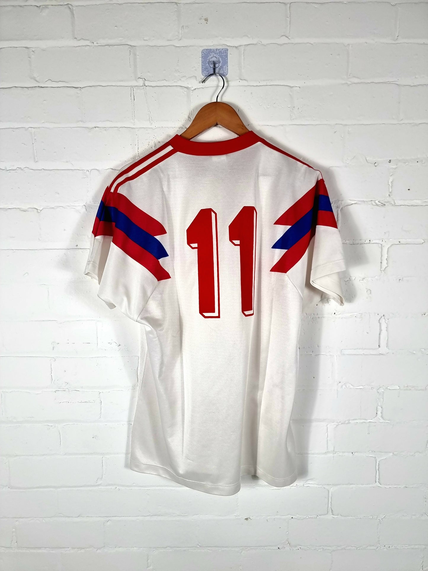 Adidas 1990s Vintage Opel Football Shirt Template Large