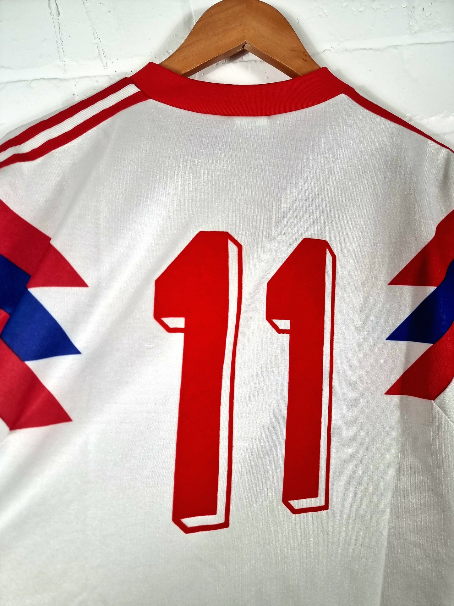 Adidas 1990s Vintage Opel Football Shirt Template Large