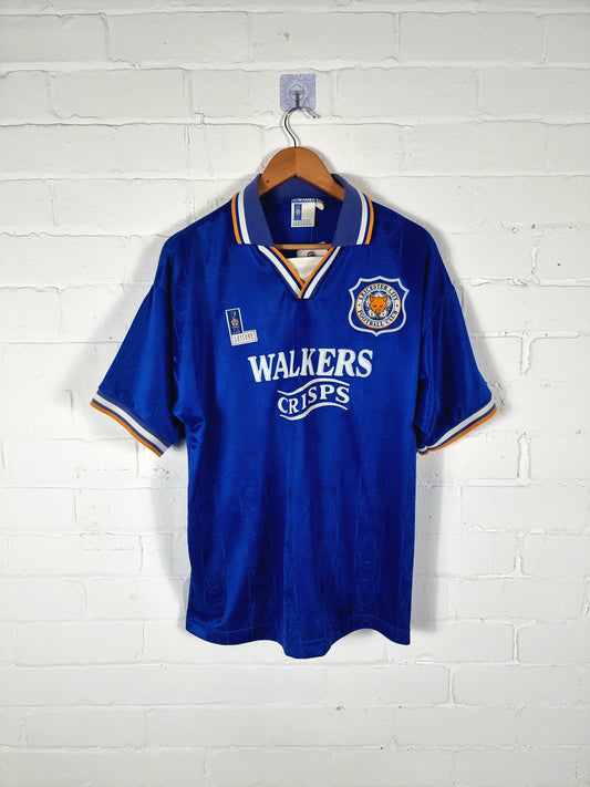 Fox Leisure Leicester City 1994/96 Home Shirt Large