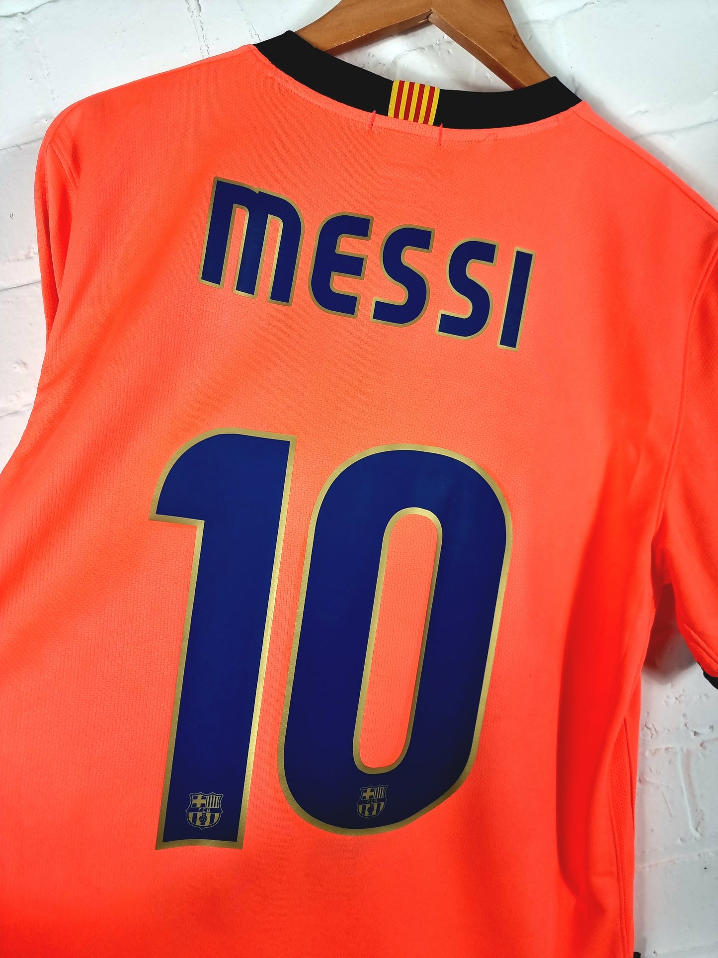 Nike Barcelona 2009/10 'Messi 10' Away Shirt Medium