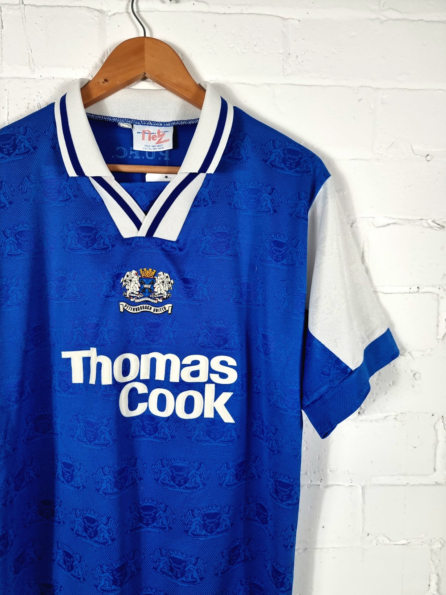 Netz Peterborough United 1995/96 Home Shirt Medium