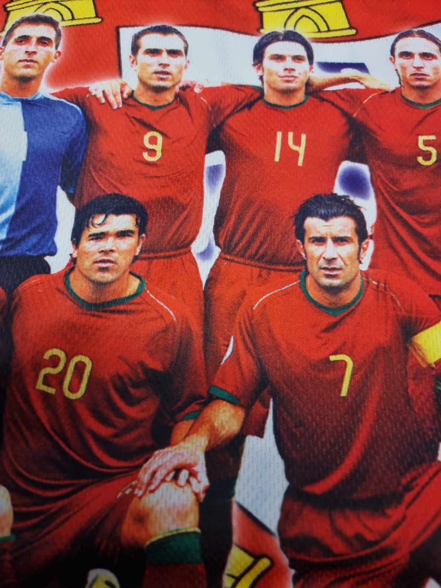 Kalciomania Portugal 2006/08 Graphic Print Bootleg Football Shirt Large