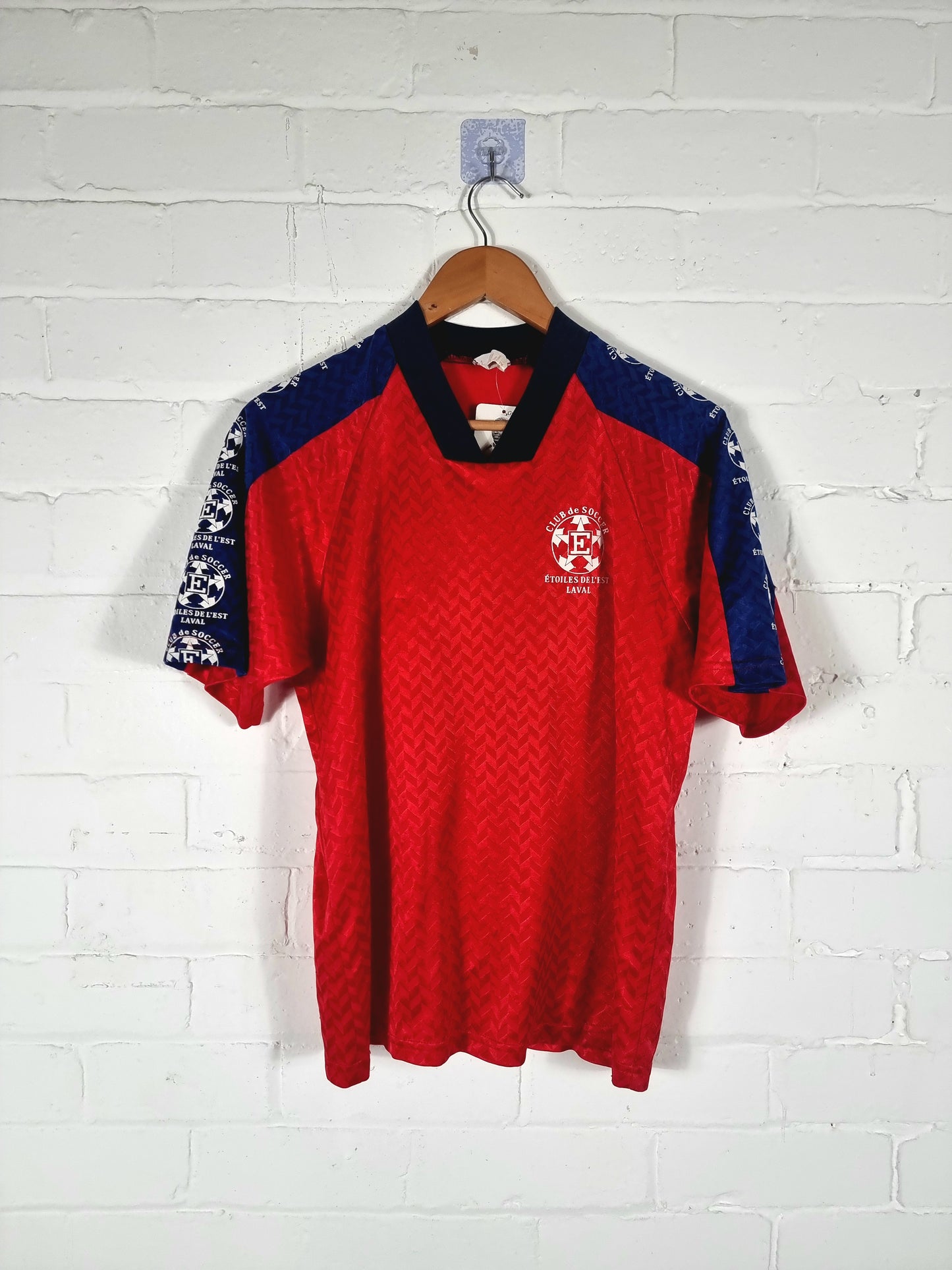 Presidio Club de Soccer E'Toiles De L'Est Laval 1990s Football Shirt Small