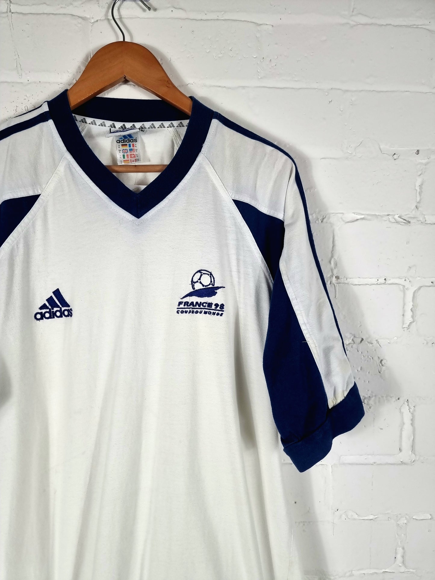Adidas France 98 Coupe Du Monde Cotton Leisure T-Shirt XL