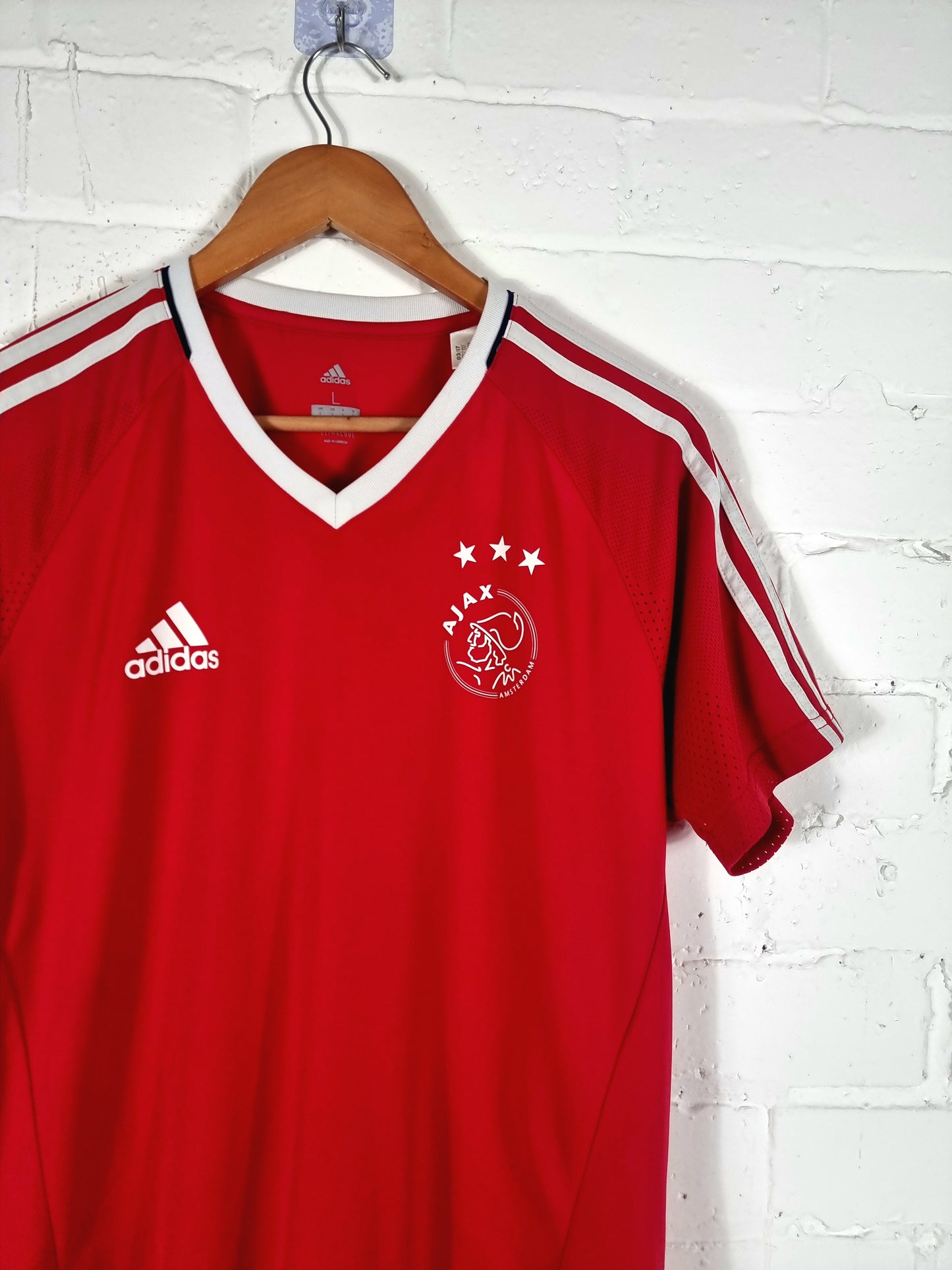 Adidas Ajax 2017/18 Training Shirt Large