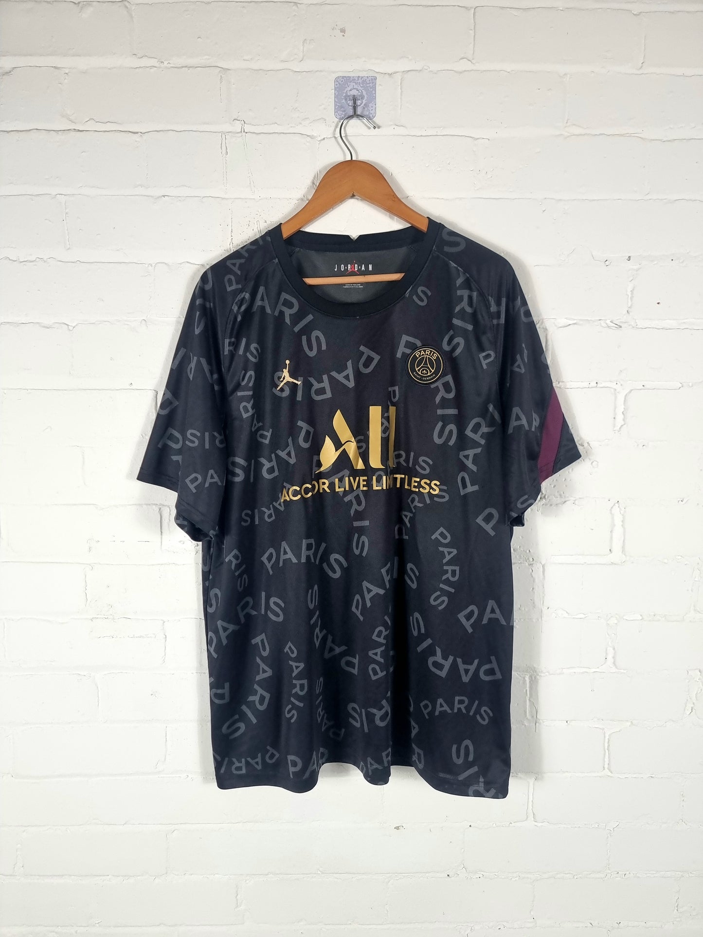 Nike Jordan PSG 2020/21 Pre-Match Training Shirt XXL