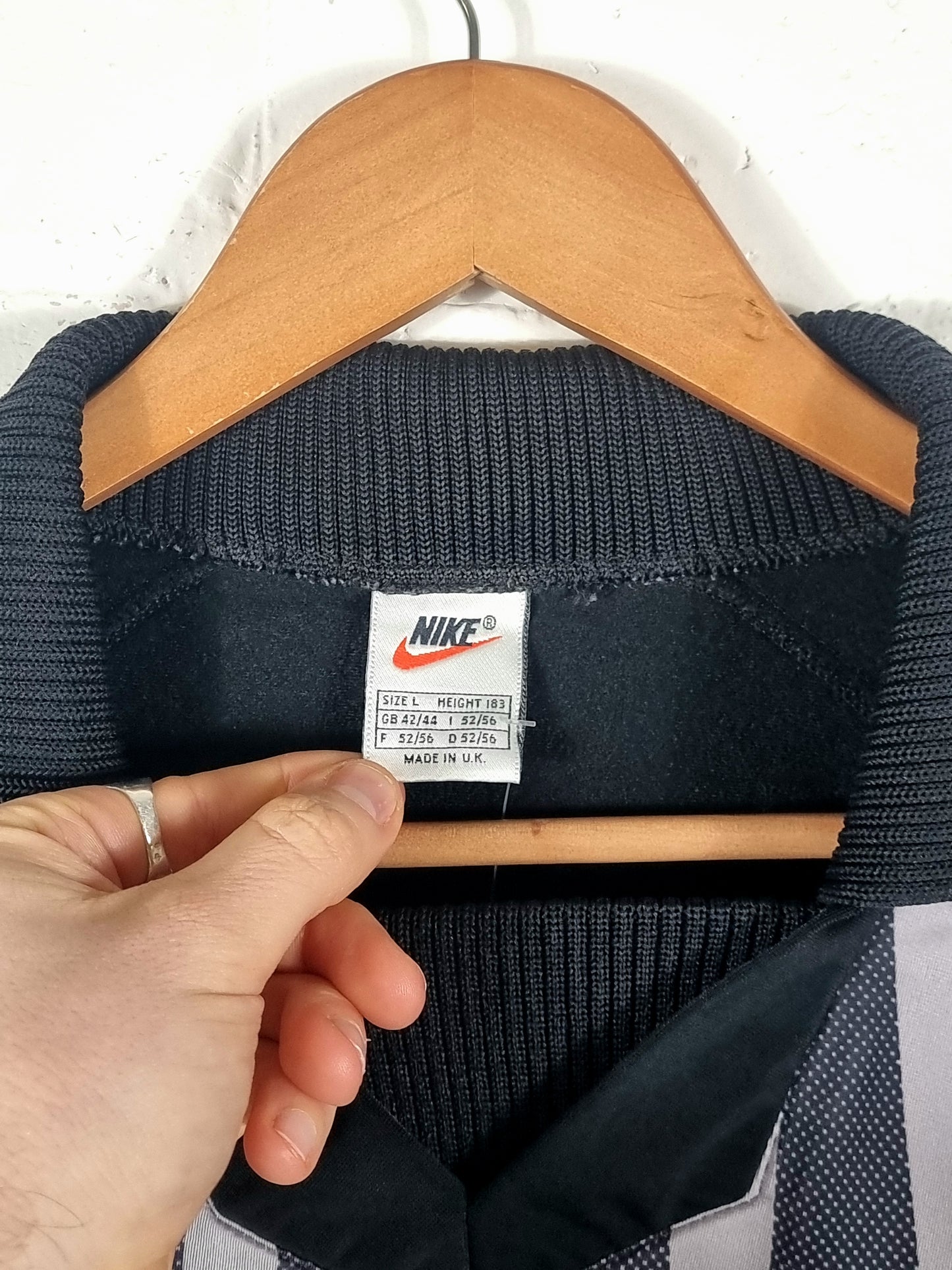 Nike 1998/99 Vintage Long Sleeve Goalkeeper Template Shirt Large