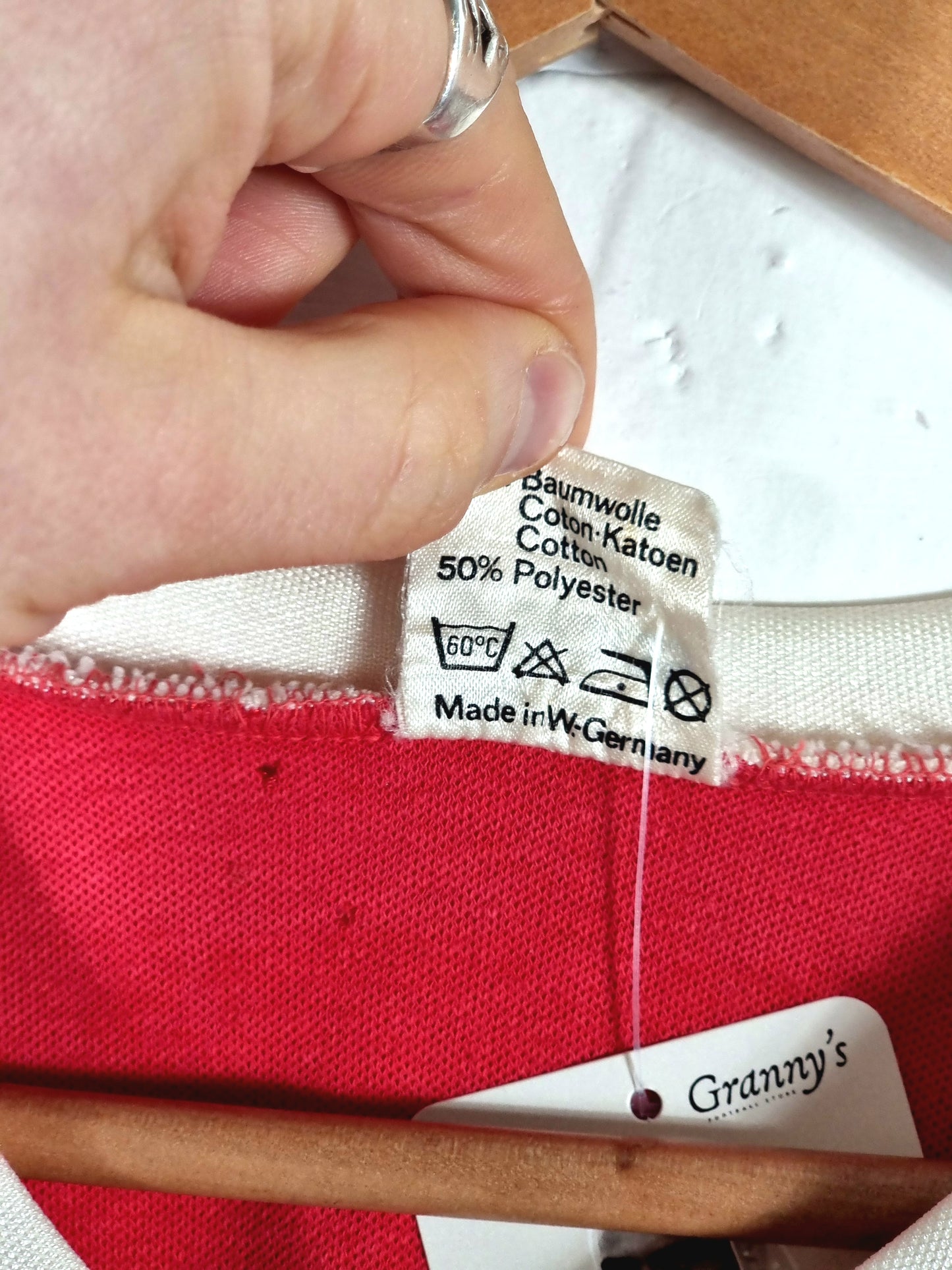 Adidas Lausanne HC 1980/1981 'Bruguier 17' Long Sleeve Ice Hockey Home Shirt Large