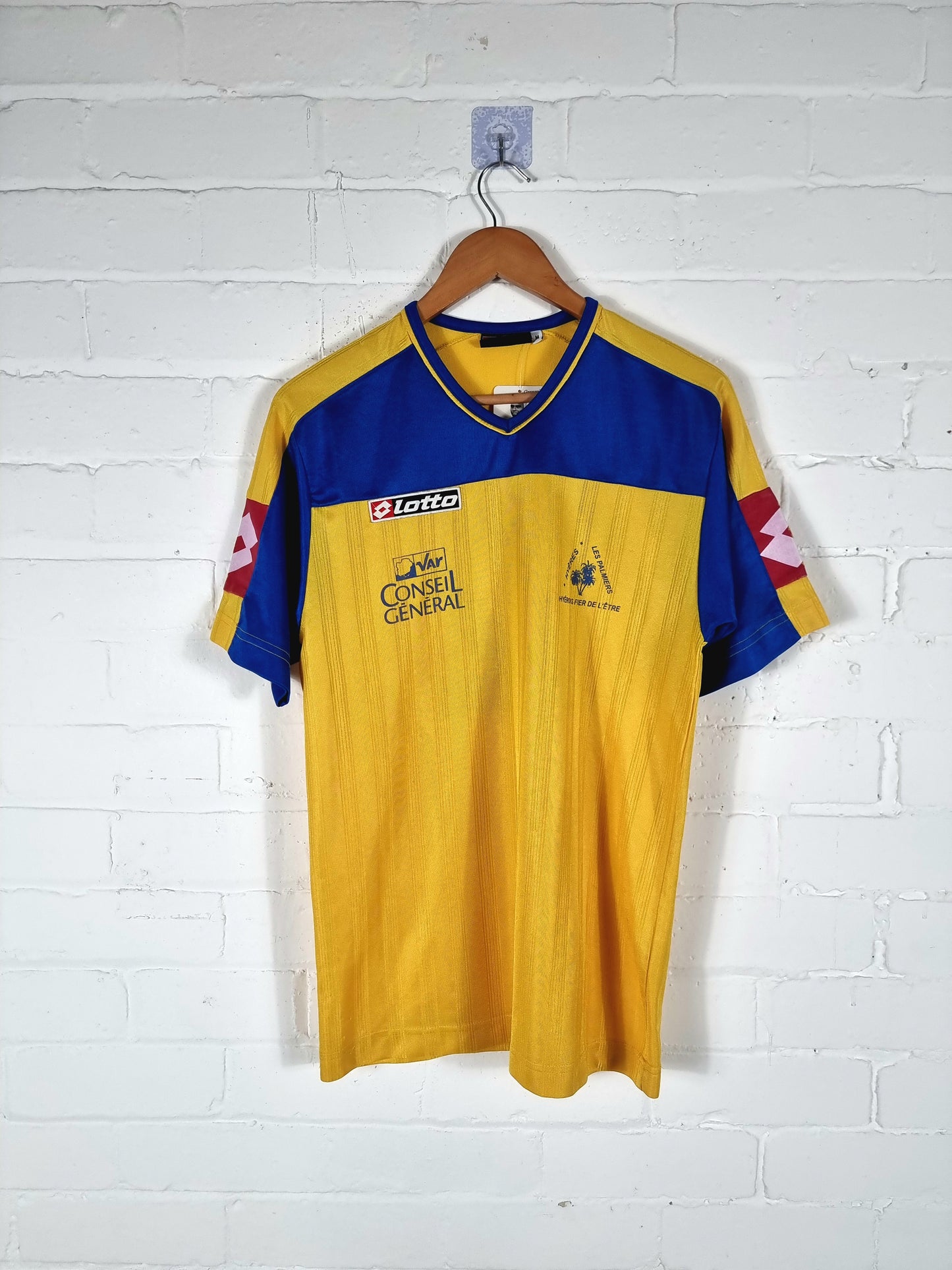 Lotto Hyeres FC 2000s Home Shirt Medium