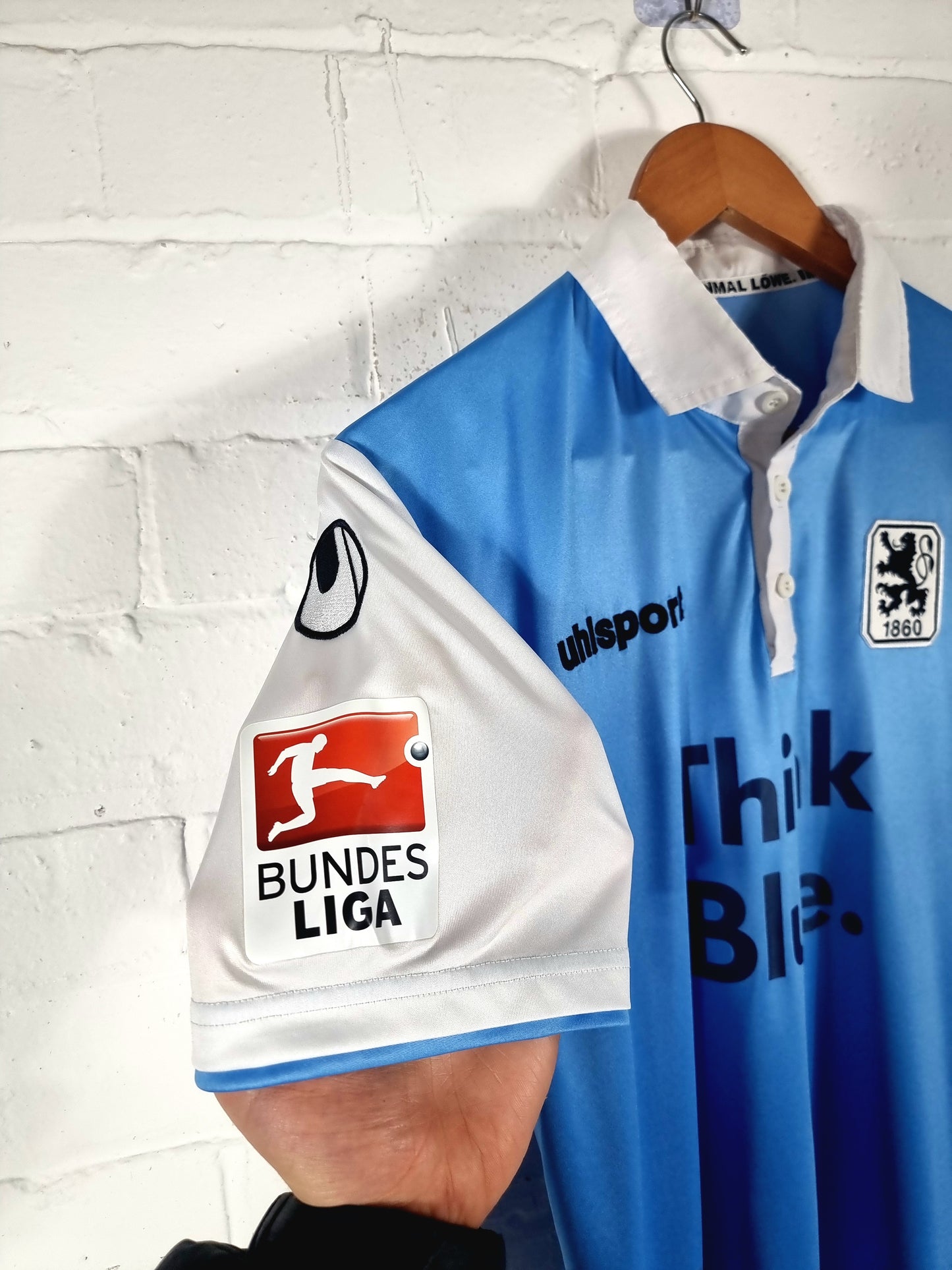 Uhlsport 1860 Munich 2014/15 'Bedia 10' Home Shirt Small