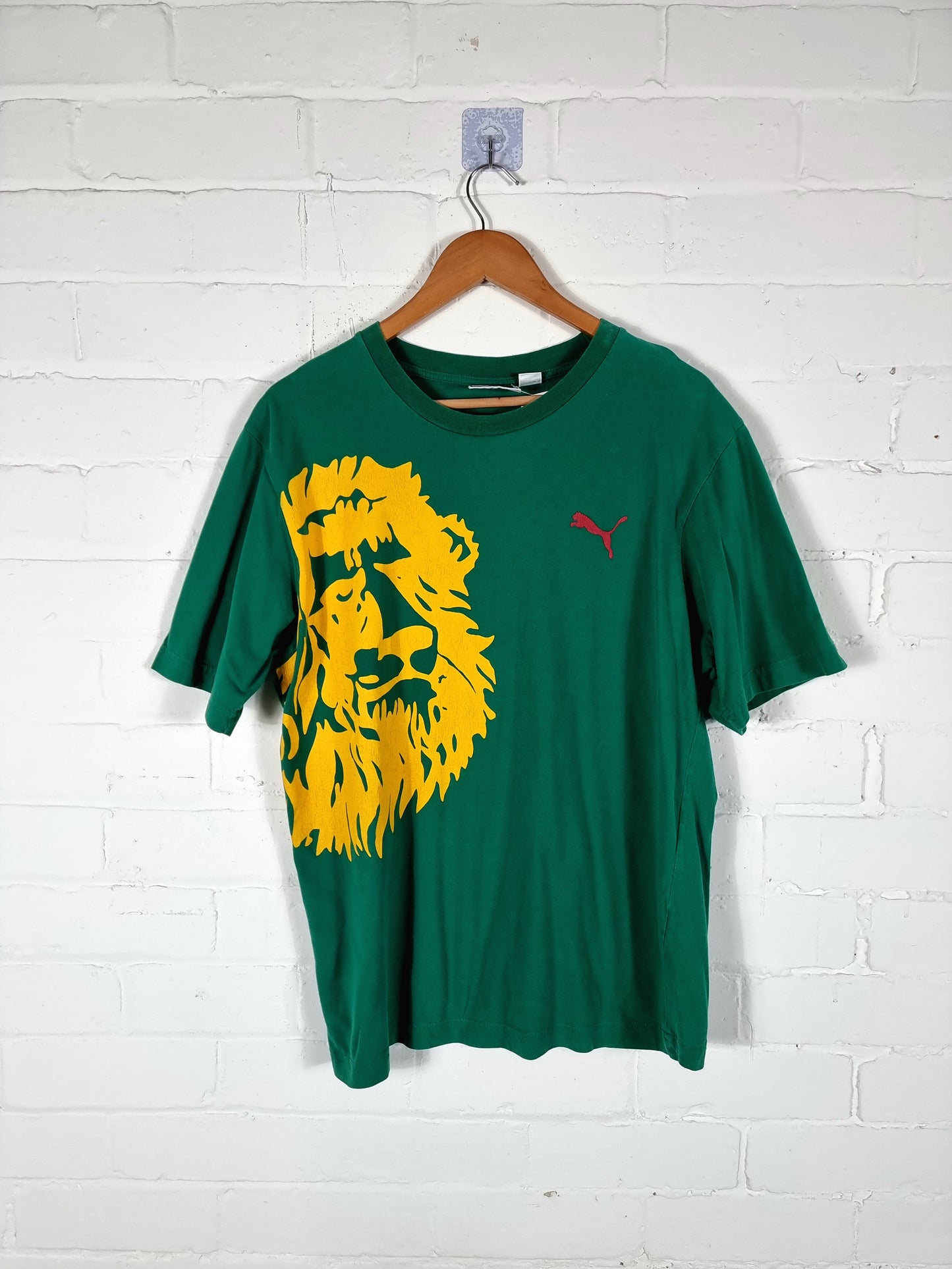 Puma Cameroon 2002/04 Graphic Cotton Leisure T-Shirt Large