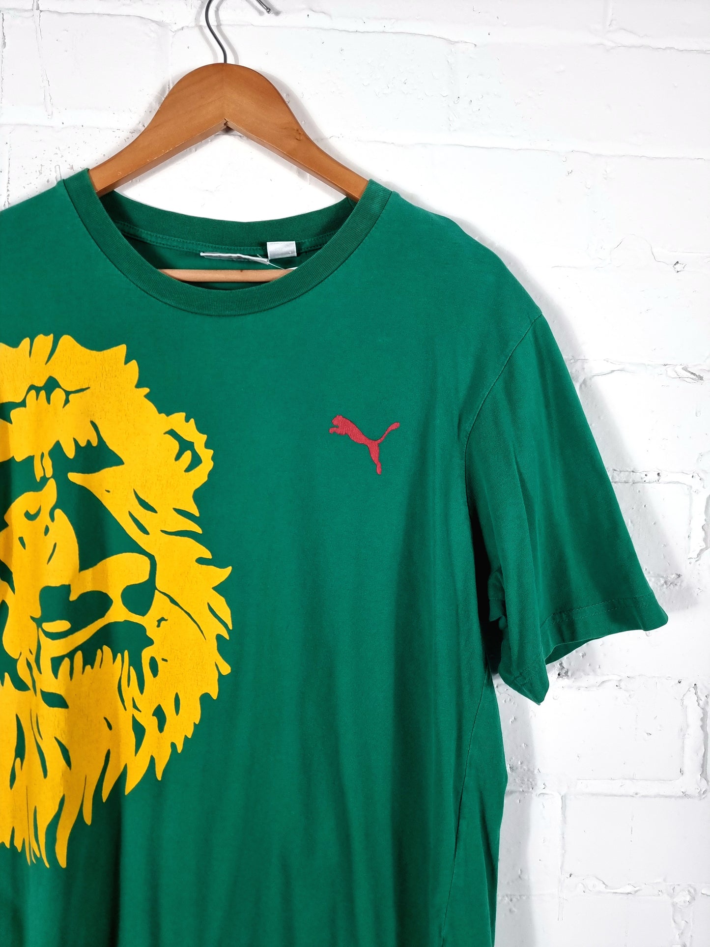 Puma Cameroon 2002/04 Graphic Cotton Leisure T-Shirt Large