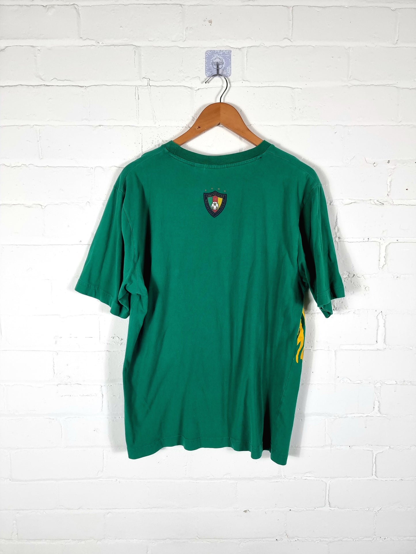 Puma Cameroon 2002/04 Graphic Cotton Leisure T-Shirt Large