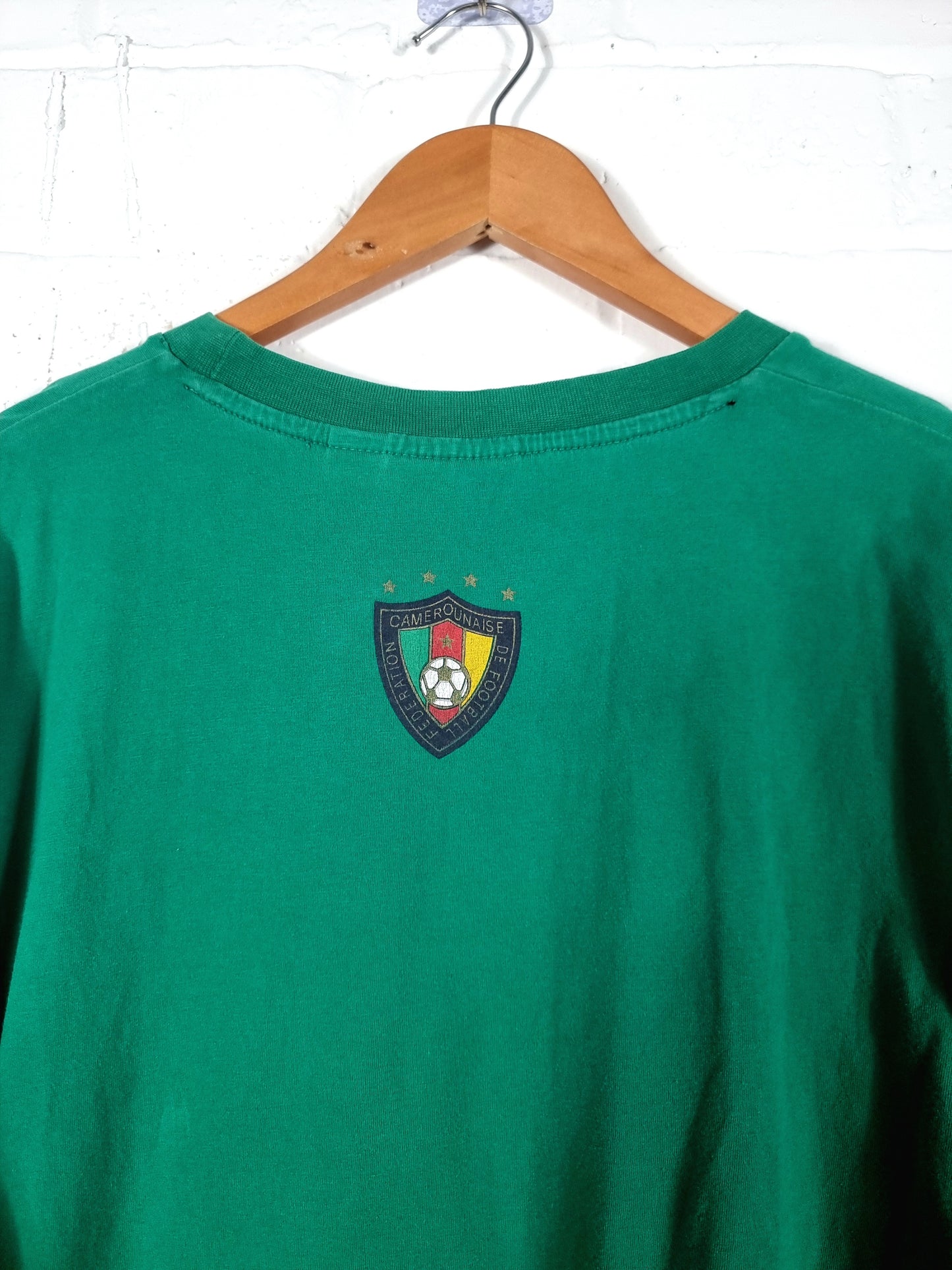 Puma Cameroon 2002/04 Graphic Cotton Leisure T-Shirt Large