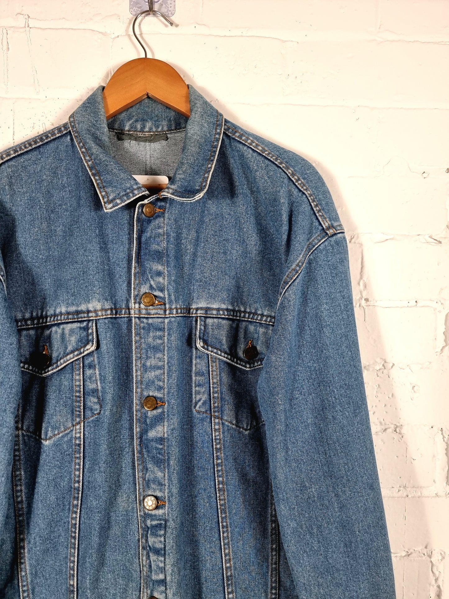 Vintage Schalke 04 1990s Denim Jacket XL