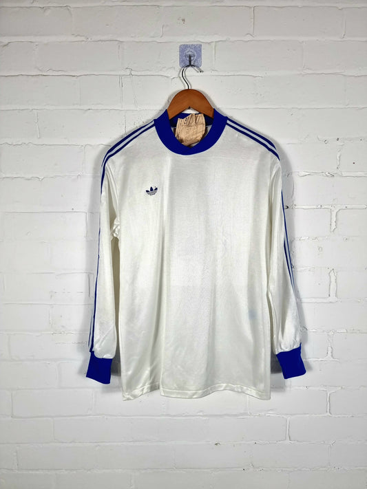 Adidas Ventex 1980s Deadstock Long Sleeve Template Football Shirt Large