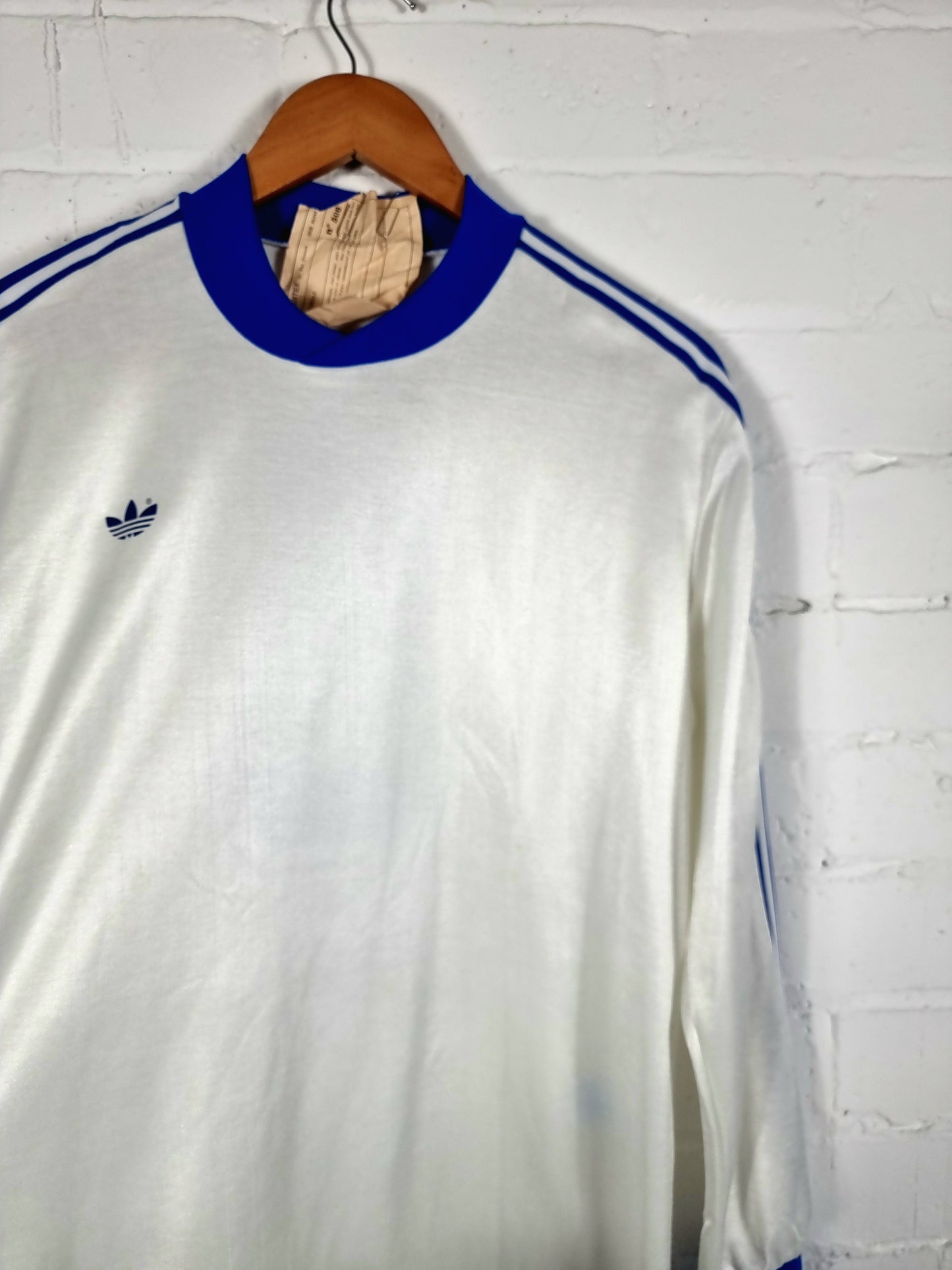 Adidas Ventex 1980s Deadstock Long Sleeve Template Football Shirt Large