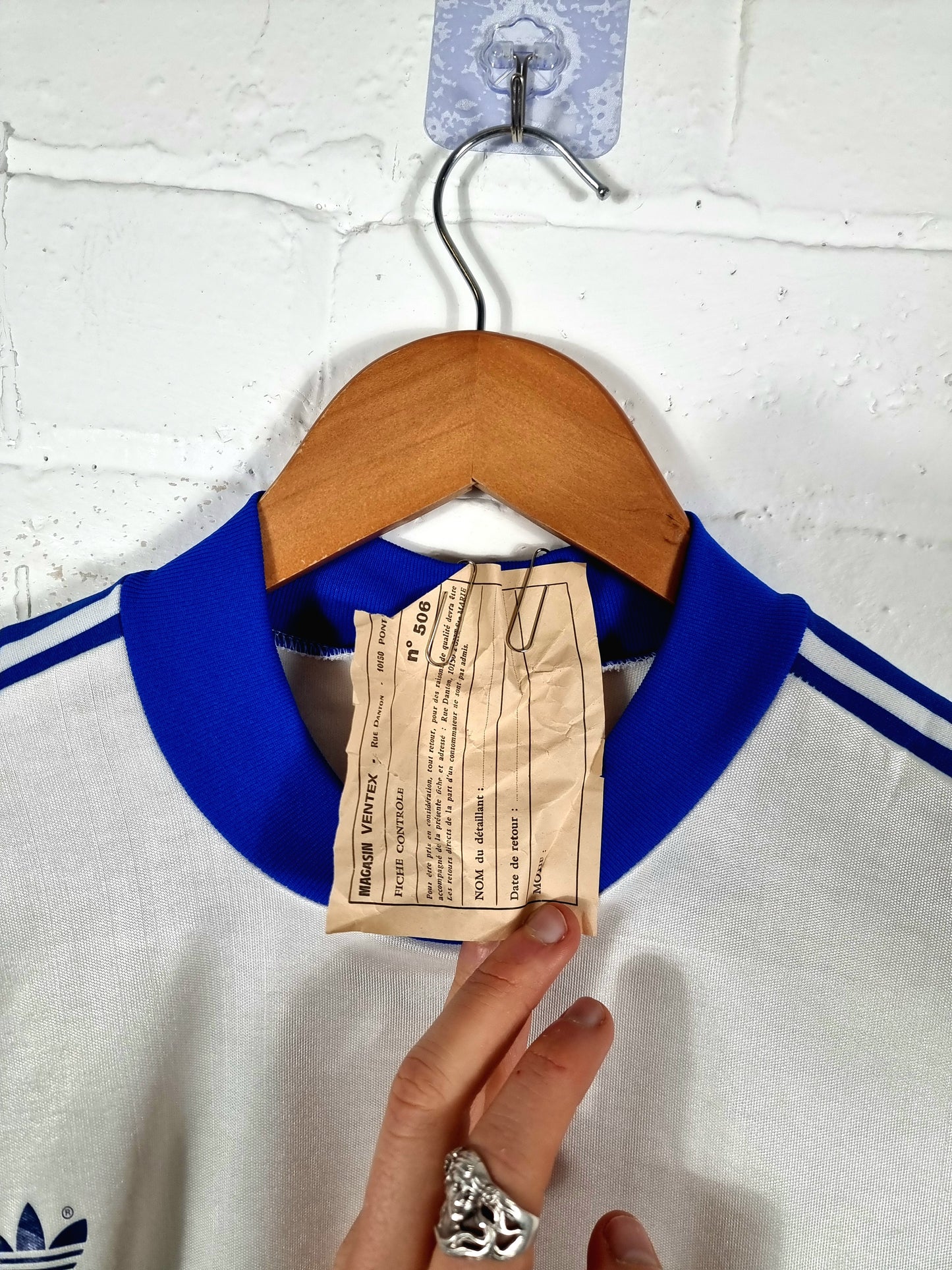 Adidas Ventex 1980s Deadstock Long Sleeve Template Football Shirt Large