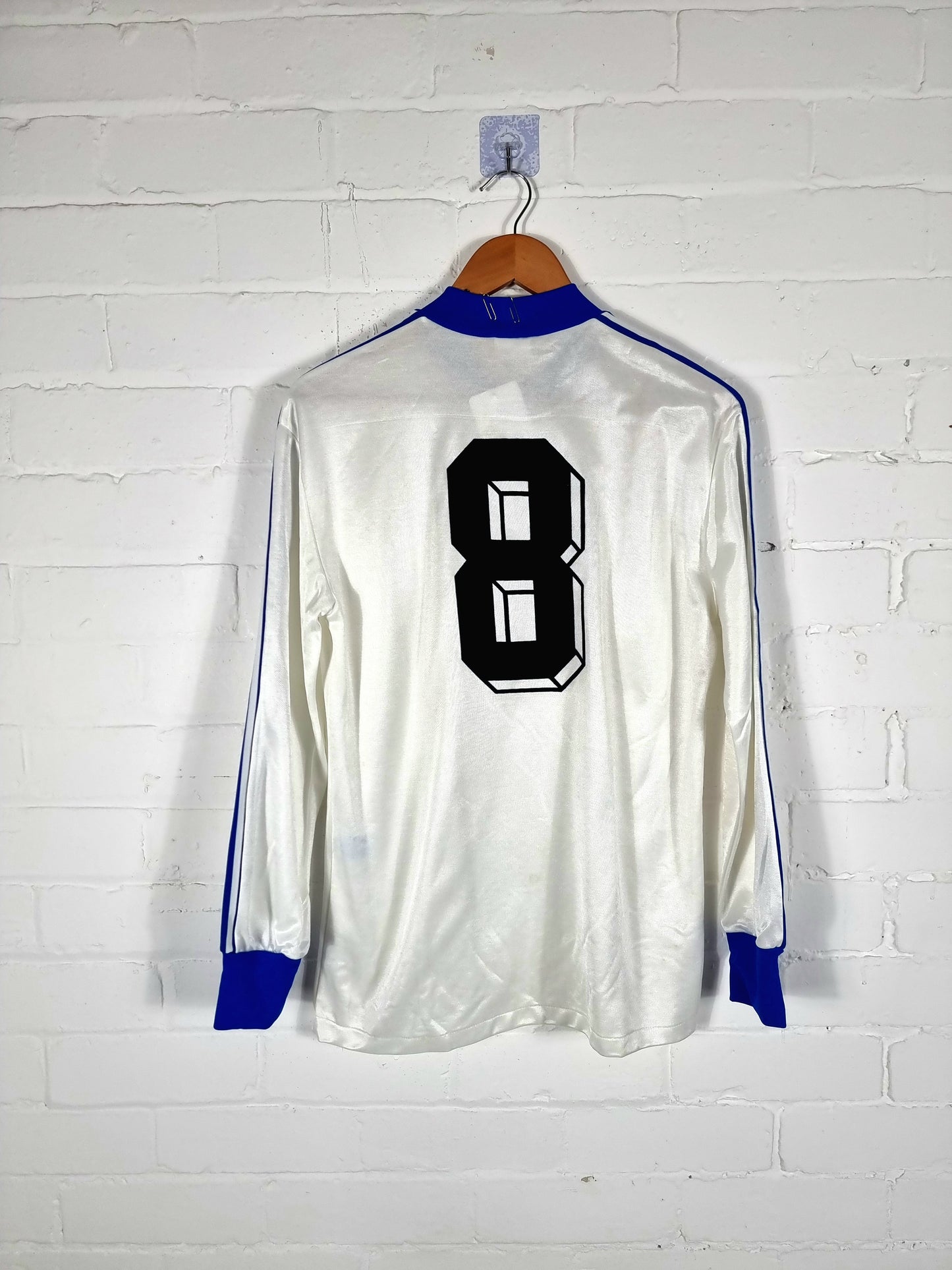 Adidas Ventex 1980s Deadstock Long Sleeve Template Football Shirt Large