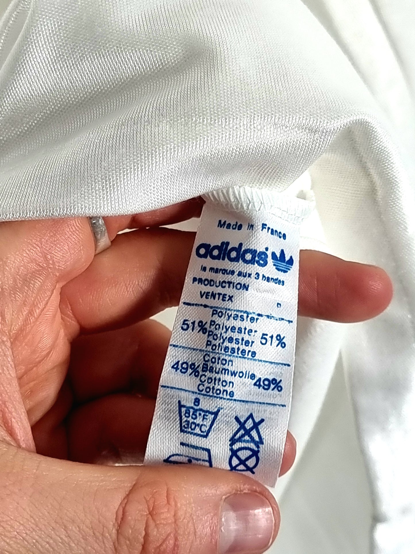 Adidas Ventex 1980s Long Sleeve Template Football Shirt Large