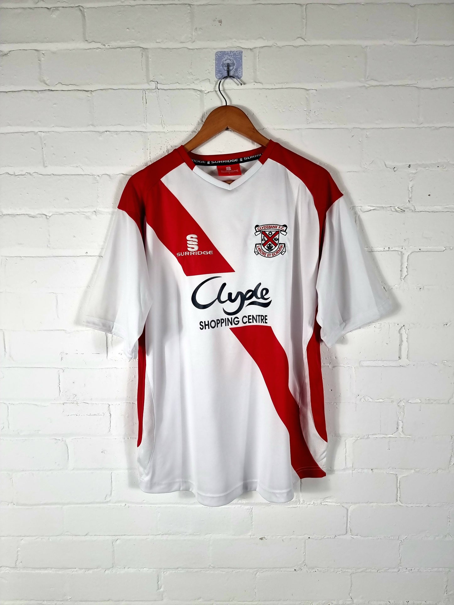 Surridge Clydebank FC 2009/10 Home Shirt Large