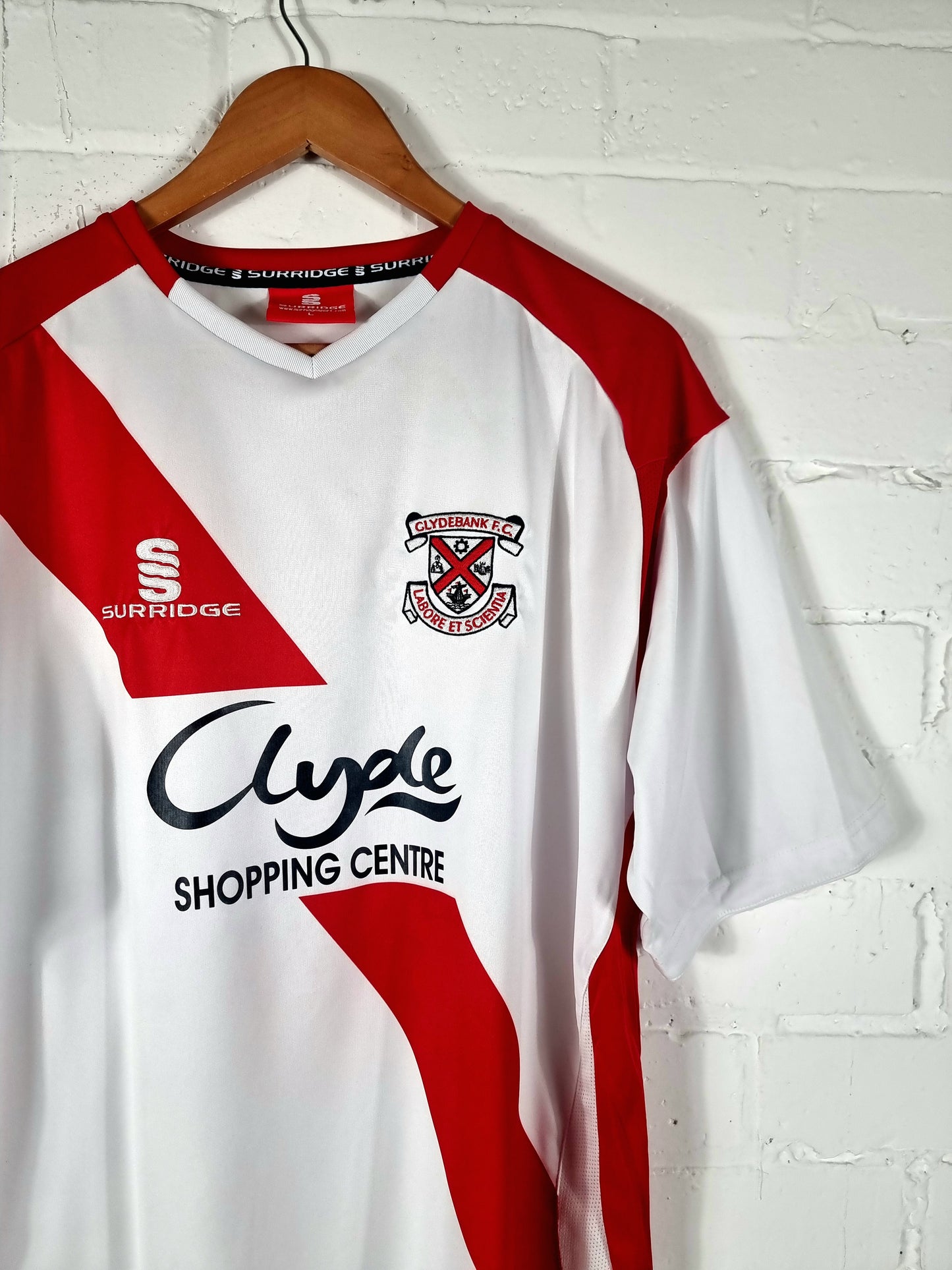 Surridge Clydebank FC 2009/10 Home Shirt Large