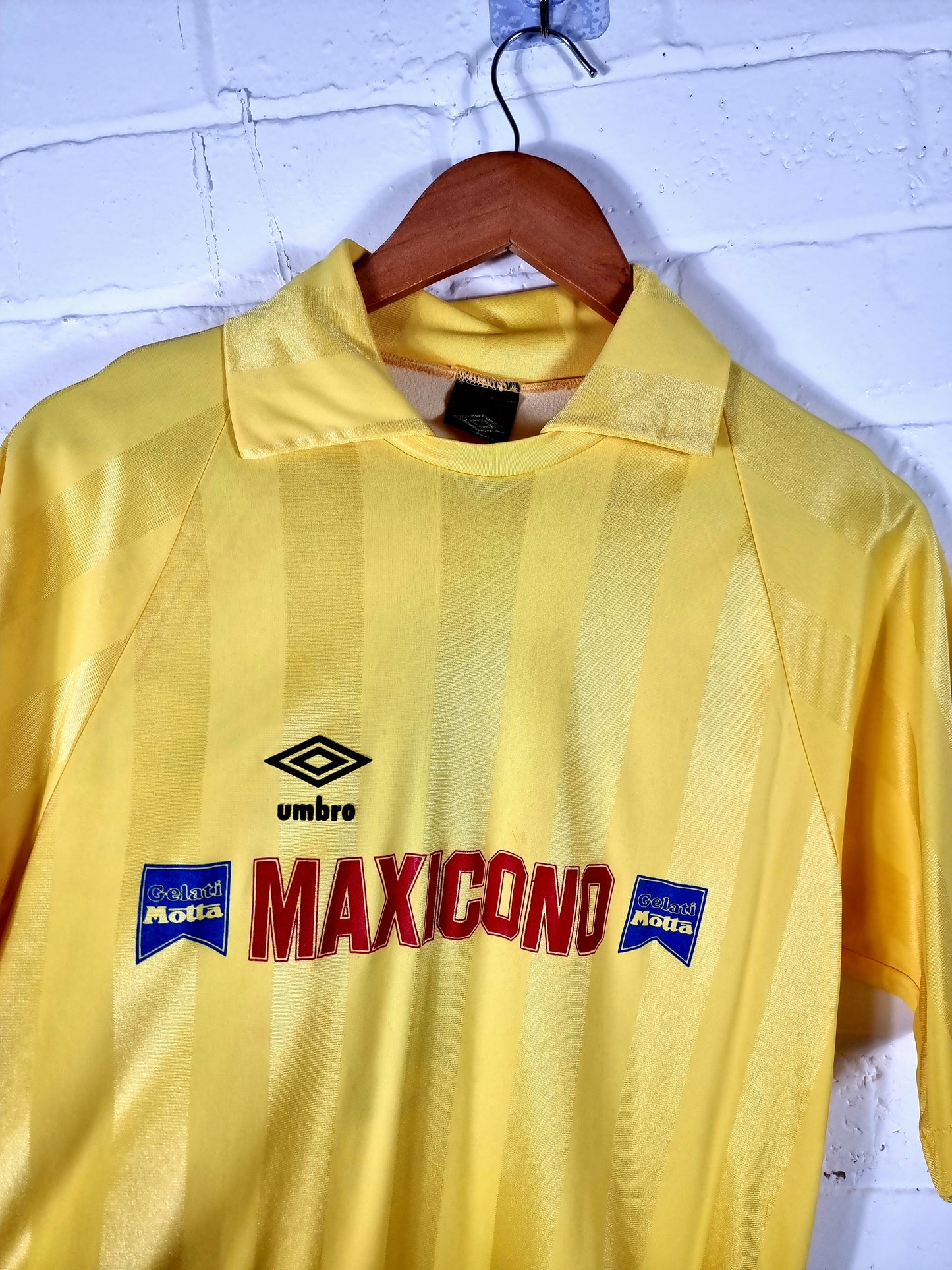 Umbro 1980s Vintage Maxicono Gelati Motta Goalkeeper Template Shirt XL