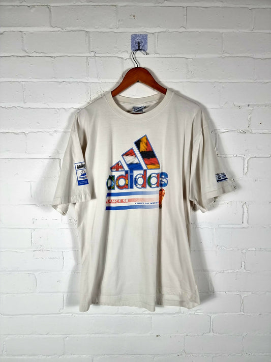 Adidas France 98 Coupe Du Monde Graphic Cotton T-Shirt XL