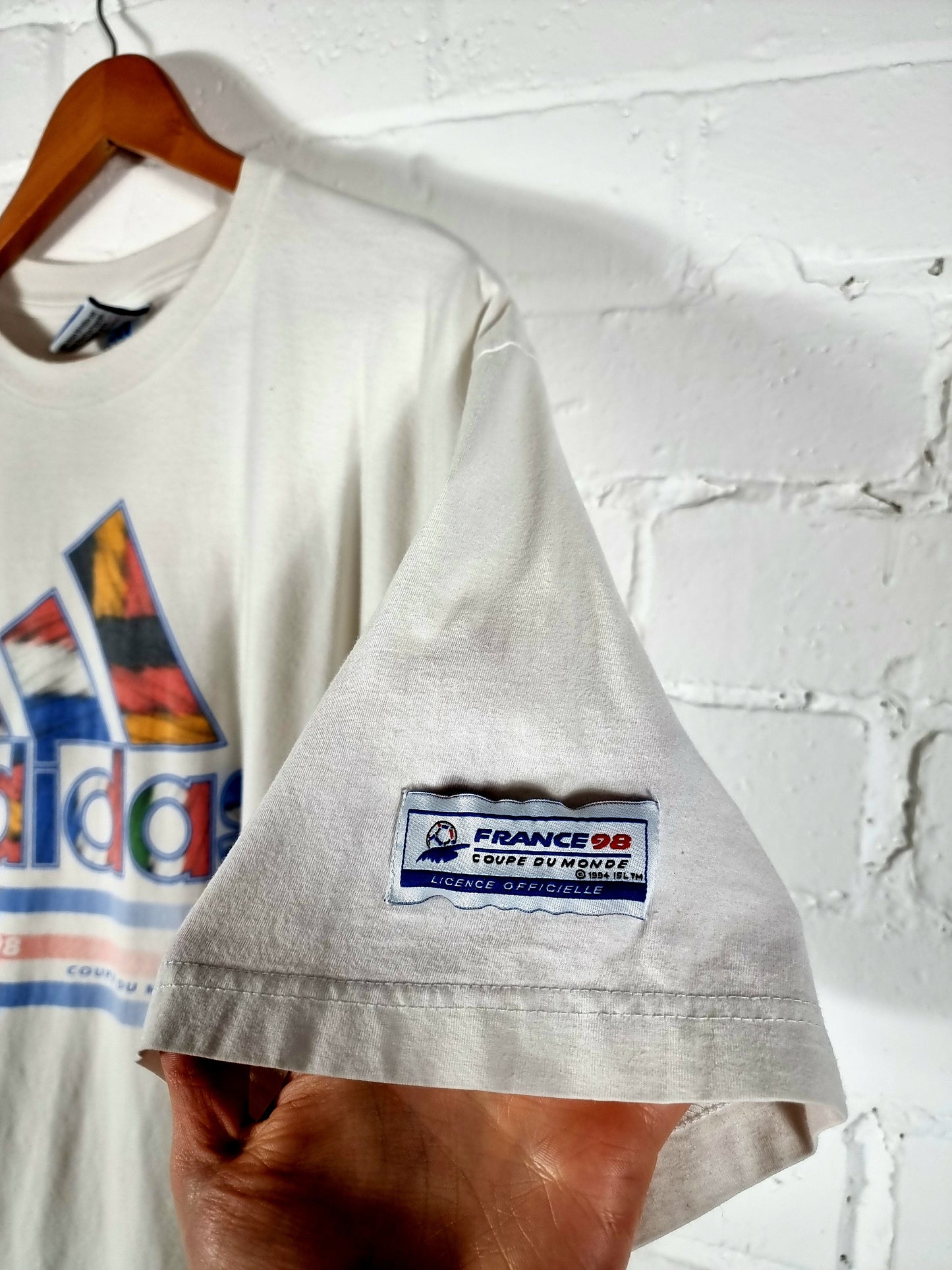 Adidas France 98 Coupe Du Monde Graphic Cotton T-Shirt XL