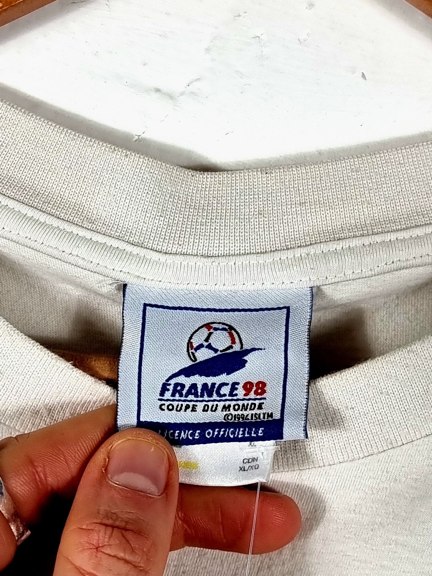 Adidas France 98 Coupe Du Monde Graphic Cotton T-Shirt XL