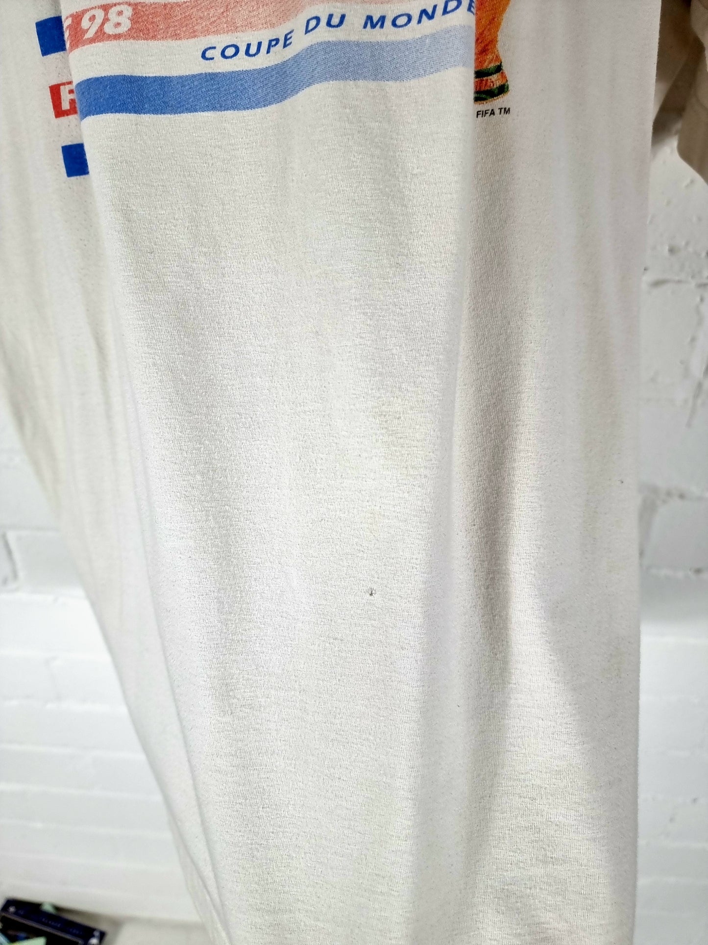 Adidas France 98 Coupe Du Monde Graphic Cotton T-Shirt XL