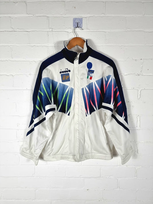 Diadora Italy 1994 Player Issue Track Jacket Medium