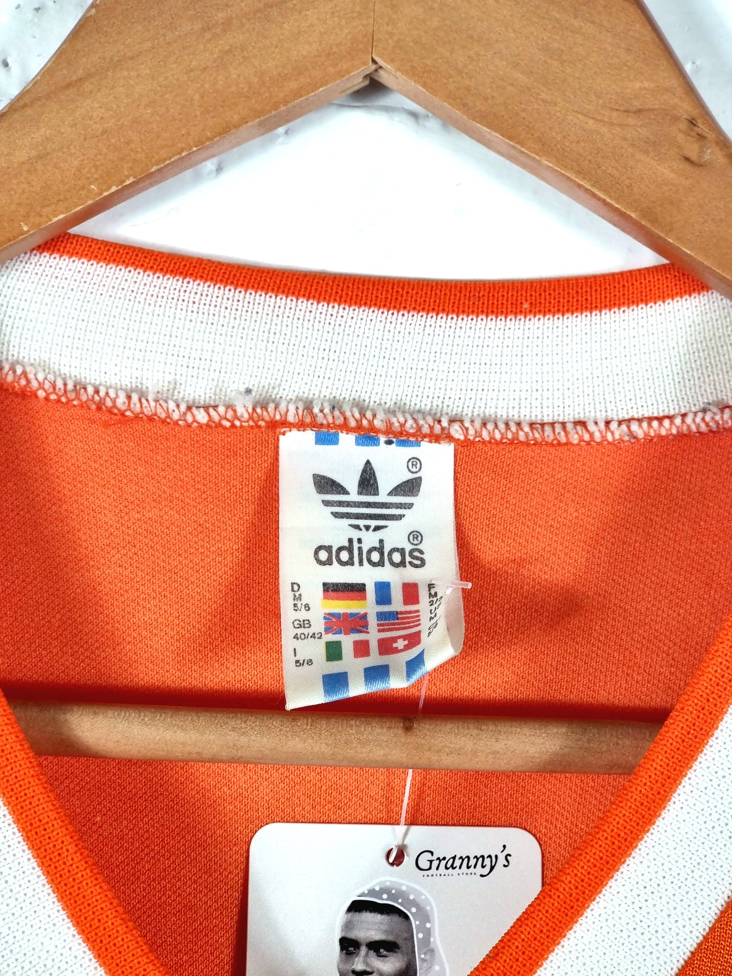Adidas Holland 1985/88 Home Shirt Medium