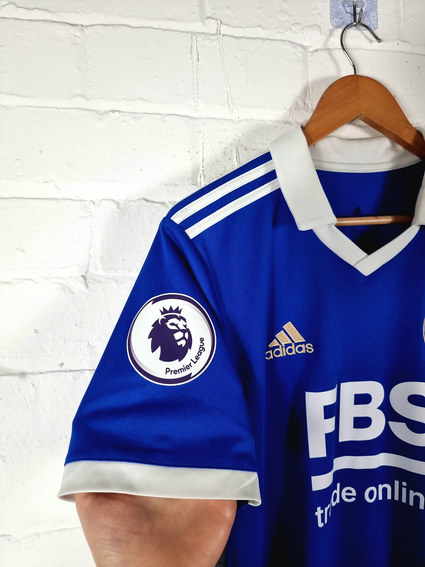 Adidas Leicester City 2022/23 'Vardy 9' Home Shirt Medium