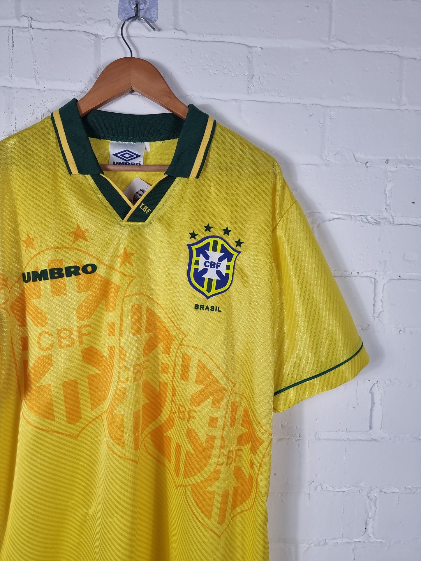 Umbro Brazil 1994/97 Home Shirt XL