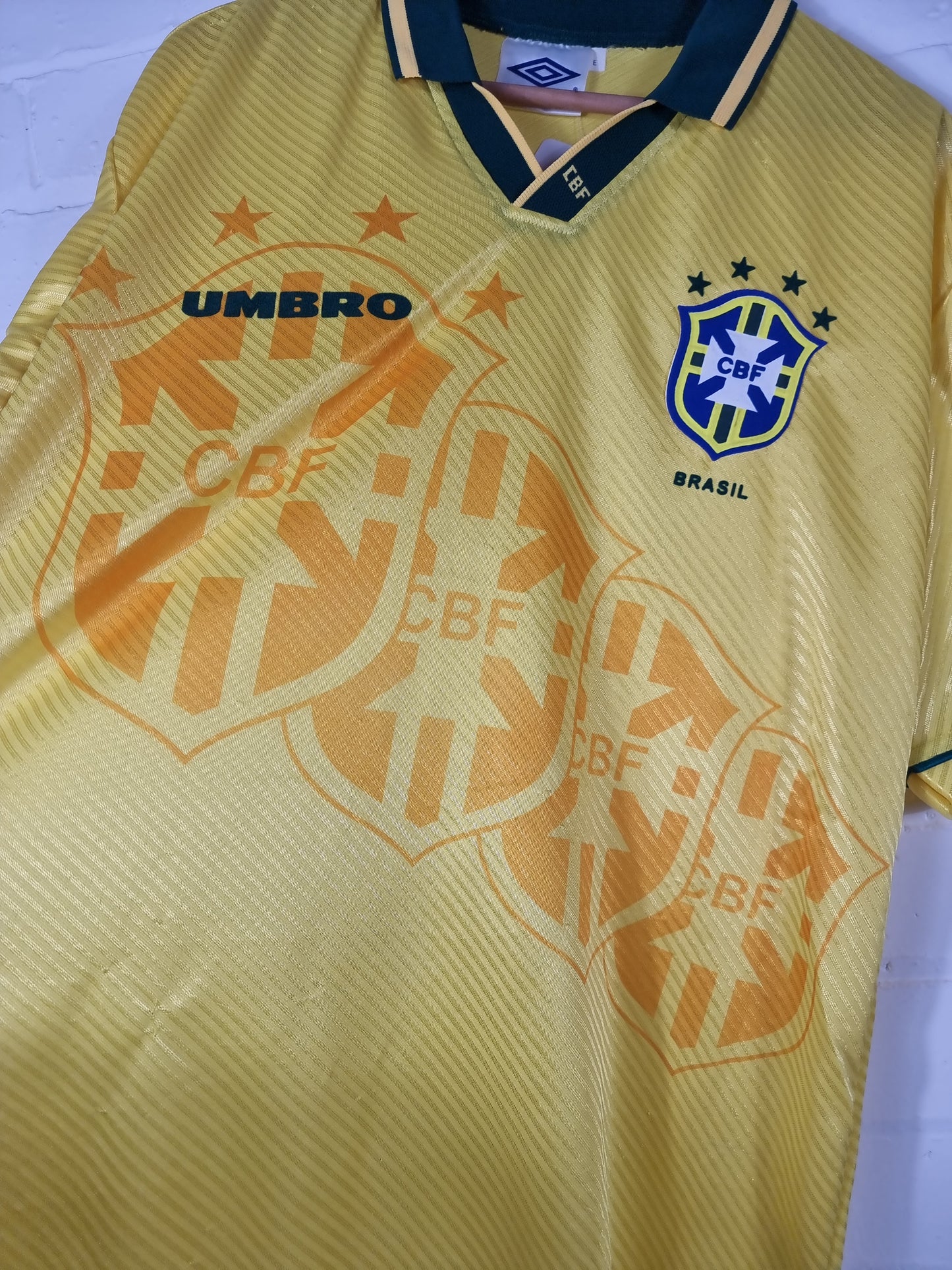 Umbro Brazil 1994/97 Home Shirt XL