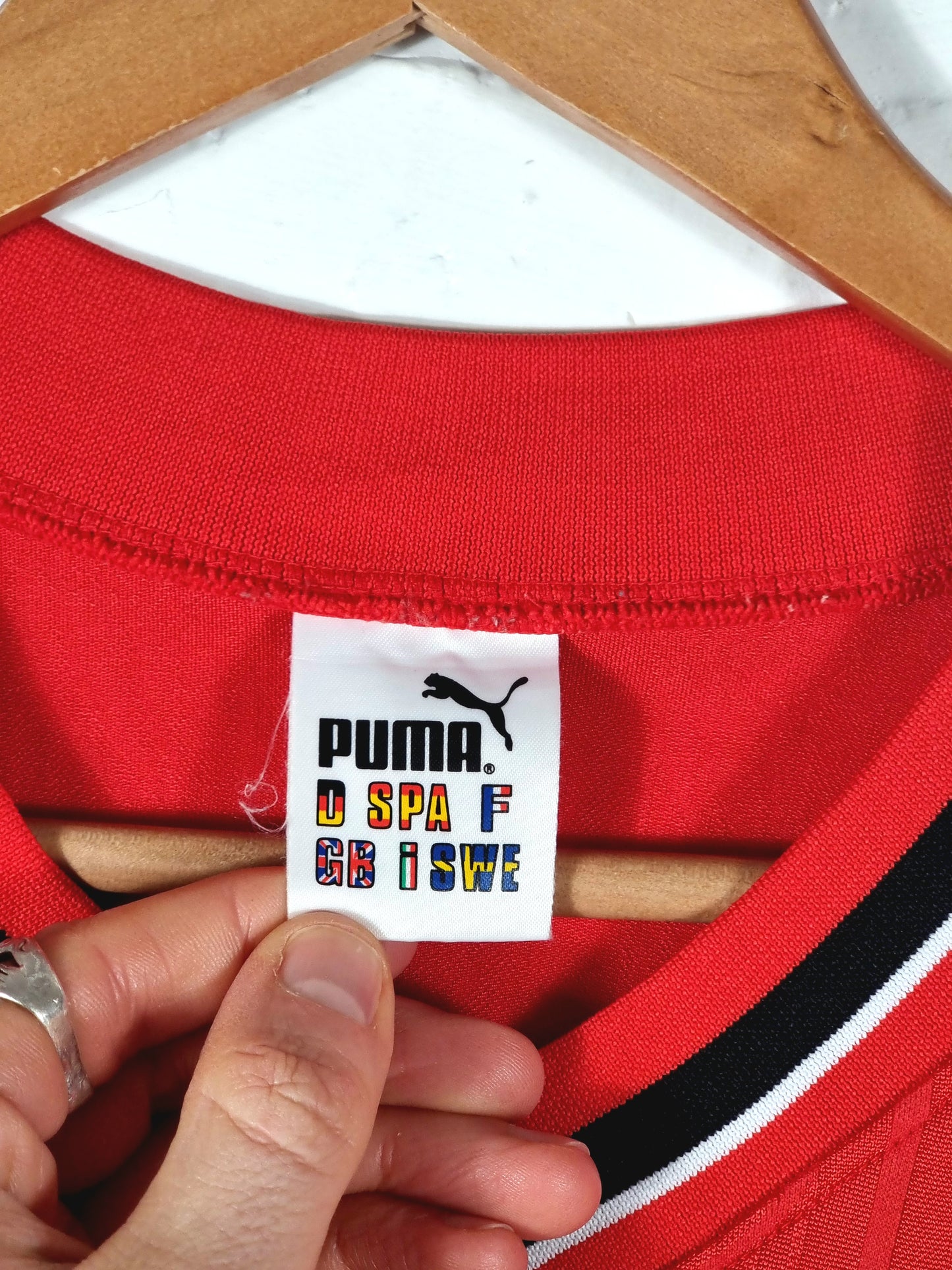 Puma Urawa Red Diamonds 1998/99 Long Sleeve Player Issue Training Shirt Large