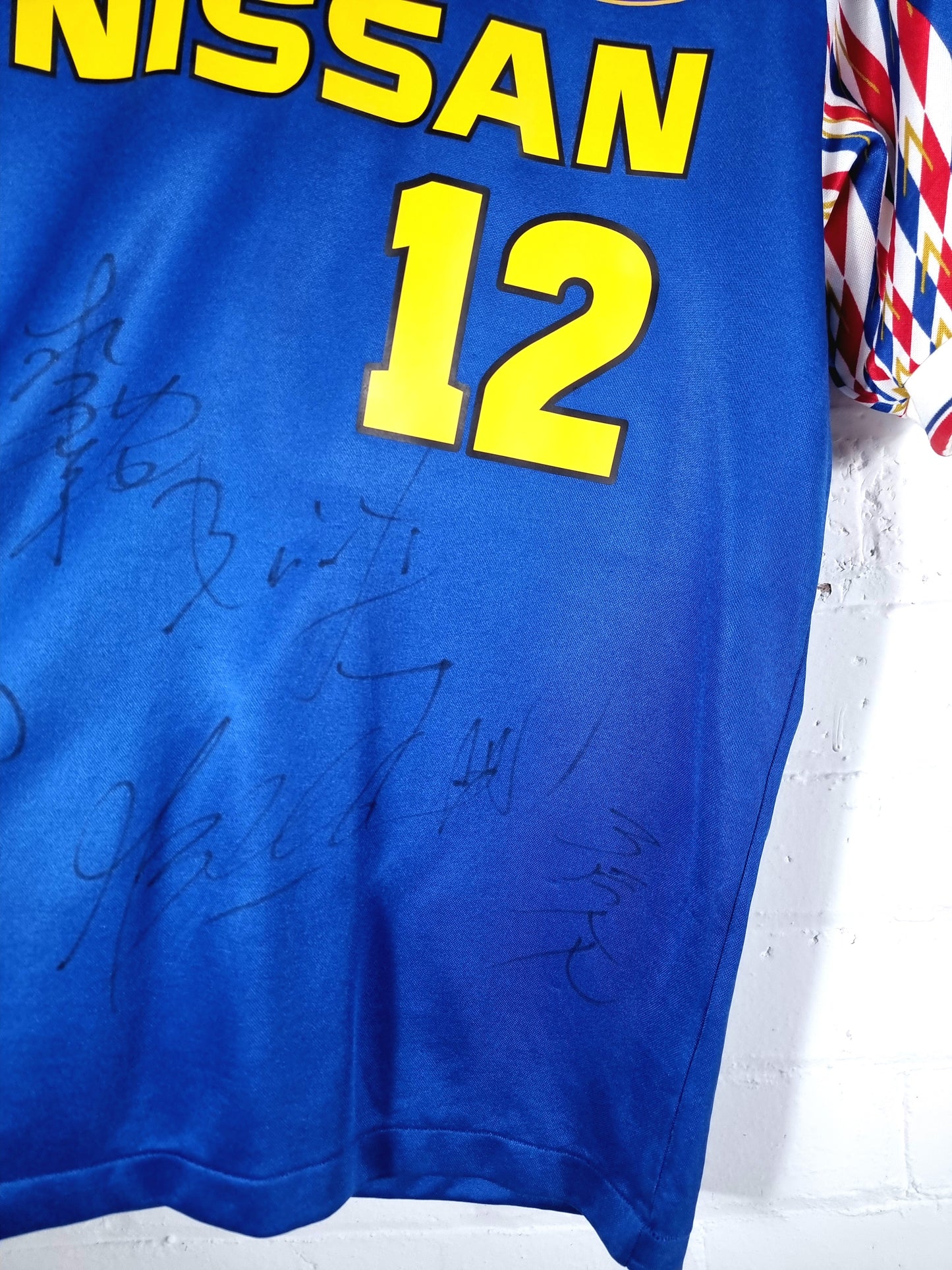 Adidas Yokohama F. Marinos 1992/93 Signed Home Shirt Medium (Jaspo O)