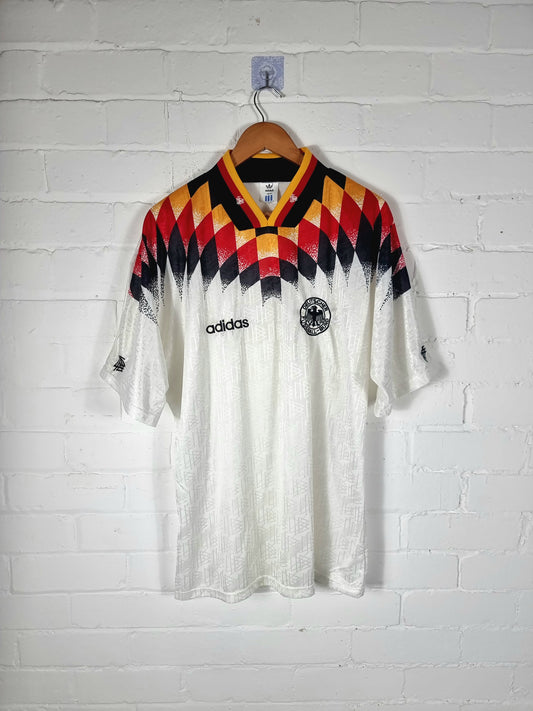 Adidas Germany 1994/96 Home Shirt Large