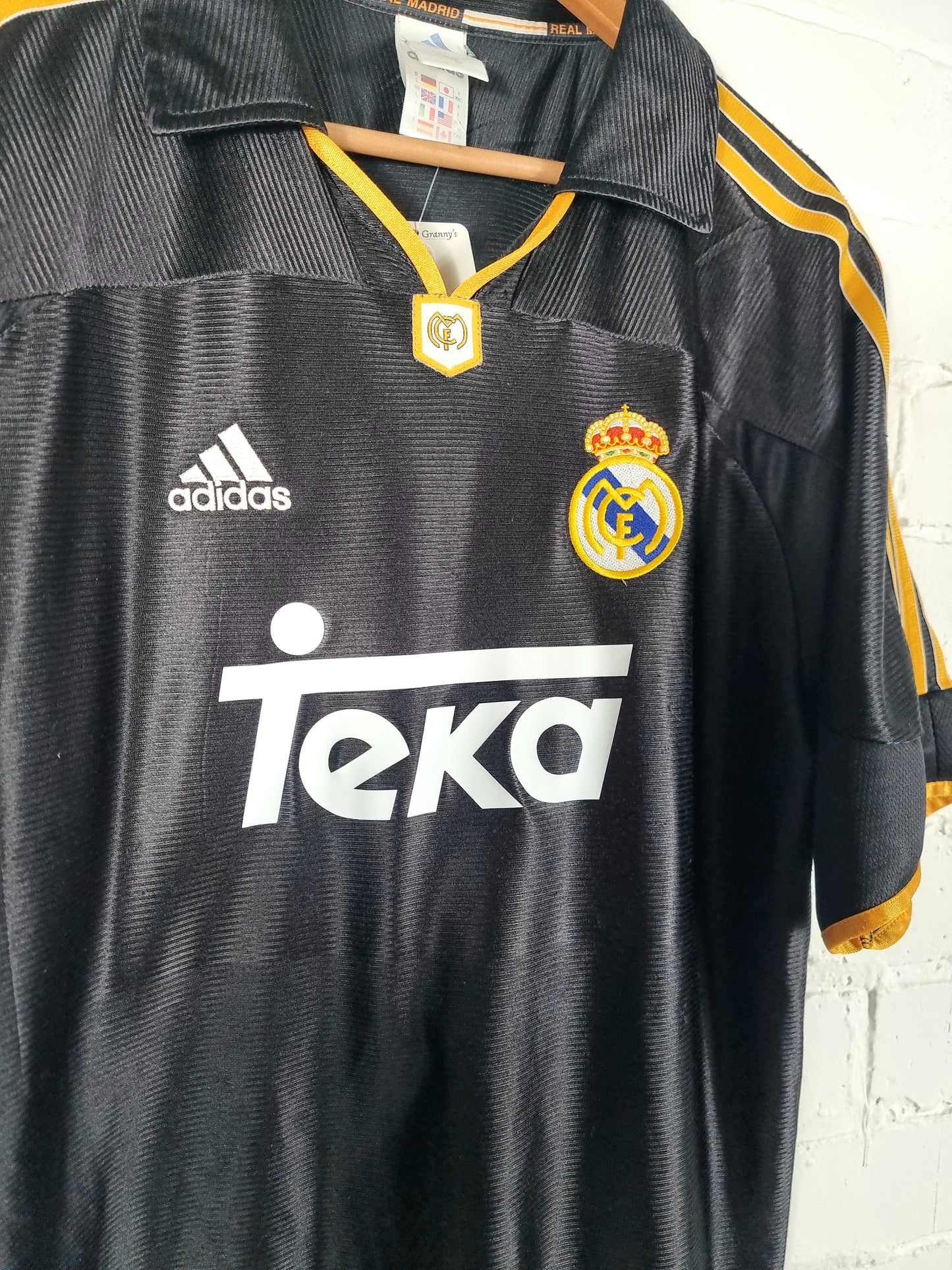 Adidas Real Madrid 1999/01 Away Shirt Large